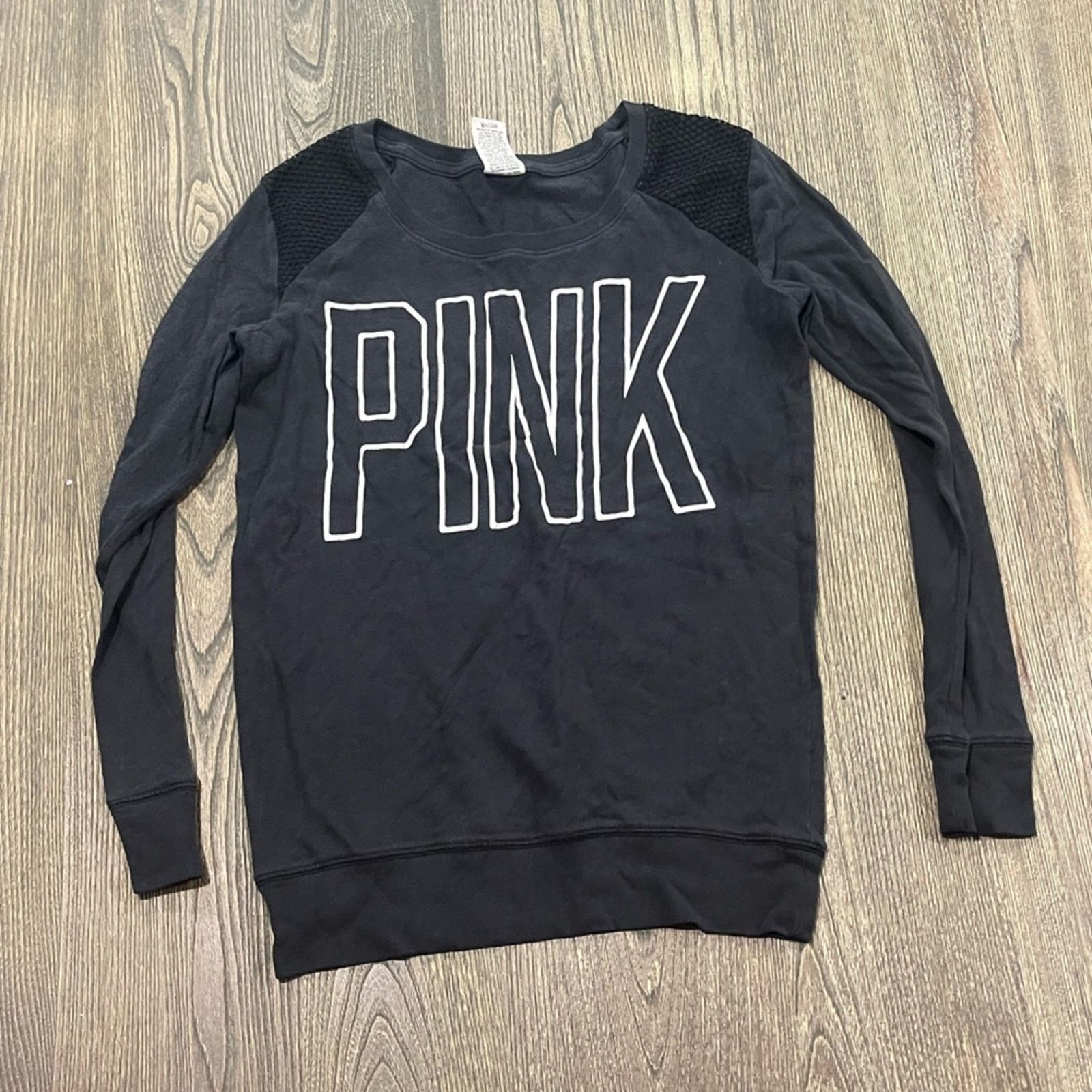 Victoria's Secret Pink Victoria's Secret Sweatshirt Logo Print Long Sleeve Size XS / US 0-2 / IT 36-38 - 1 Thumbnail