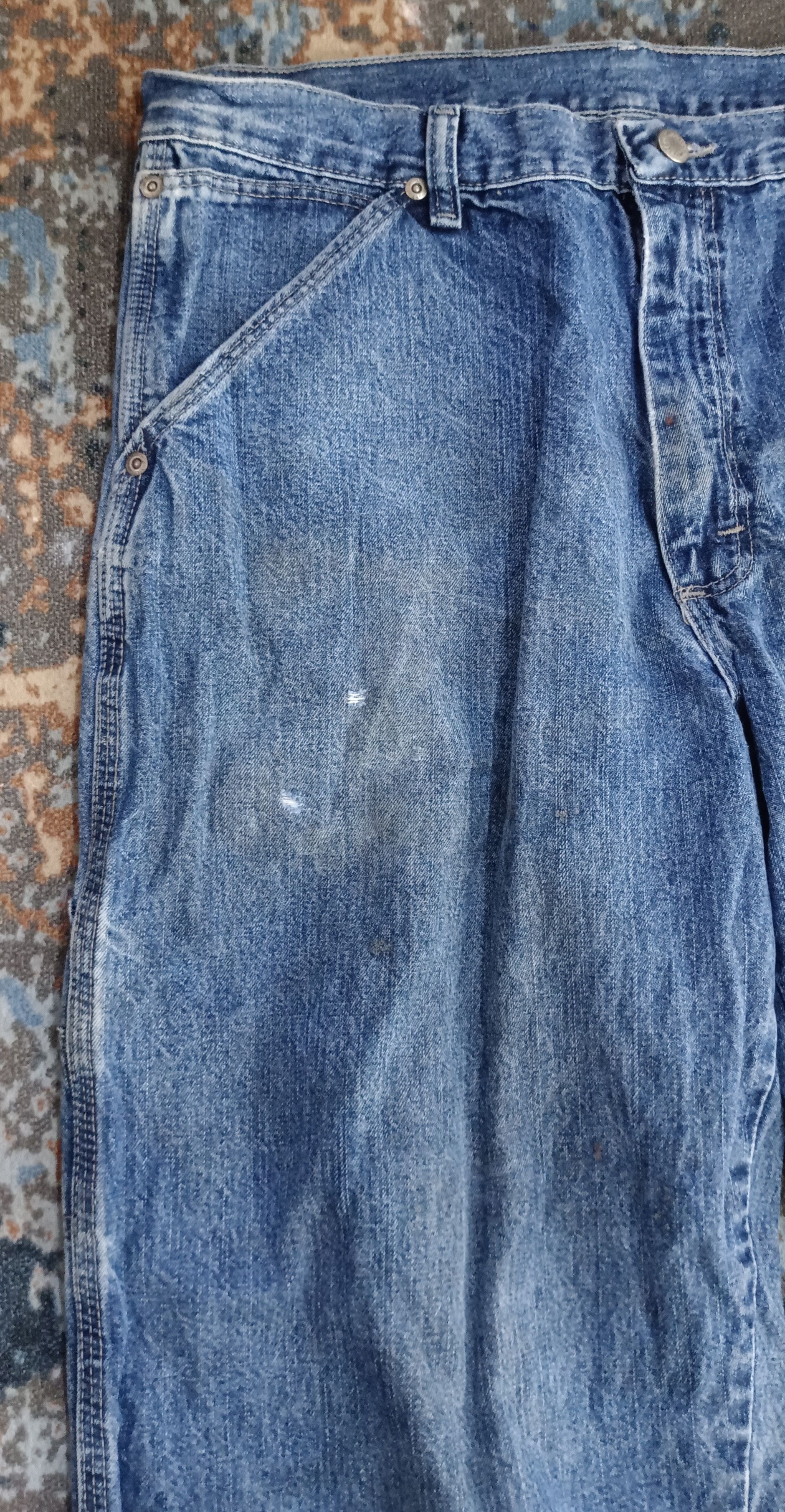 Wrangler Vintage💥 Wrangler Carpenter Workwear Jeans Size US 32 / EU 48 - 6 Thumbnail