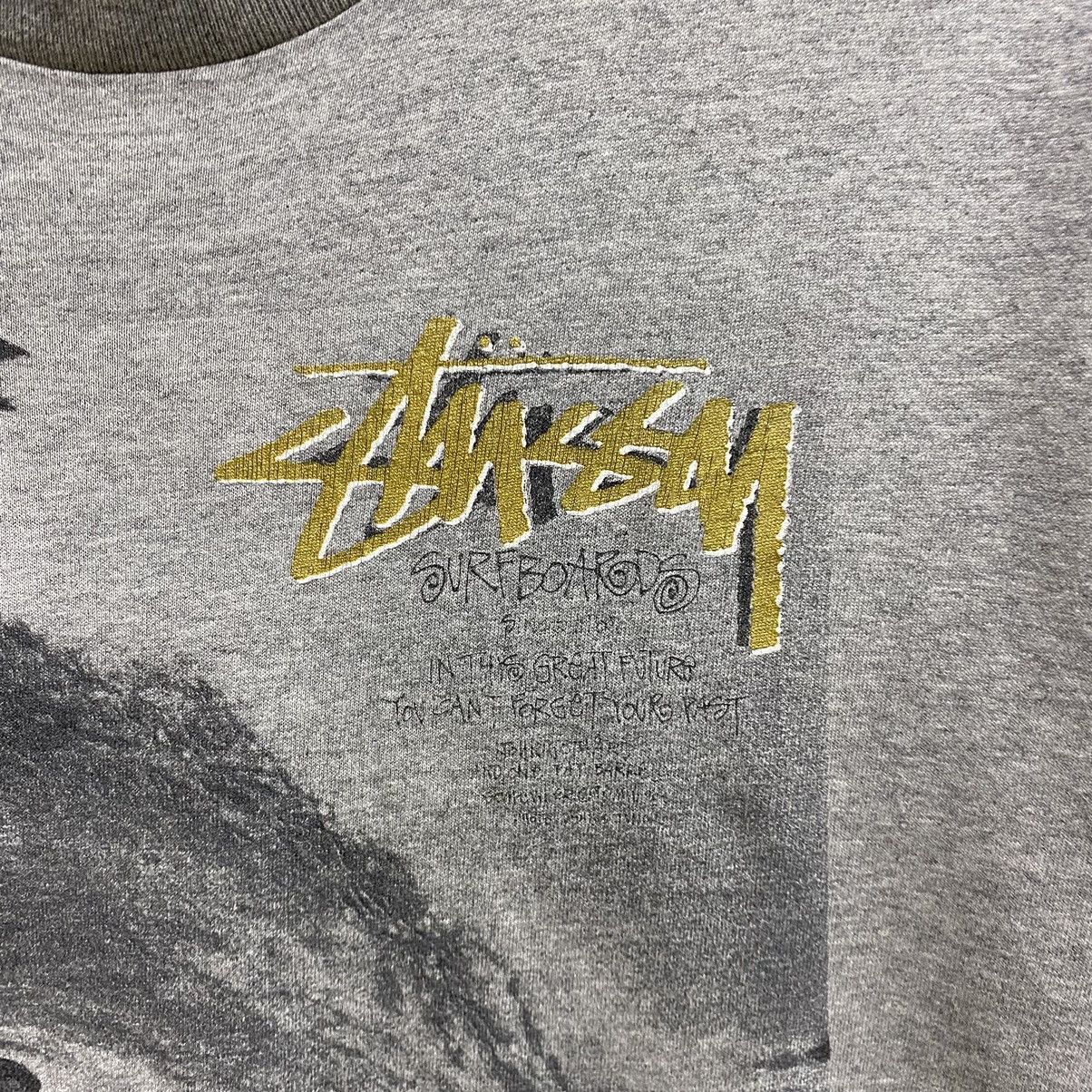 Stussy RARE VINTAGE STUSSY Skateboard Surfboard Poster Tee Size US M / EU 48-50 / 2 - 6 Thumbnail