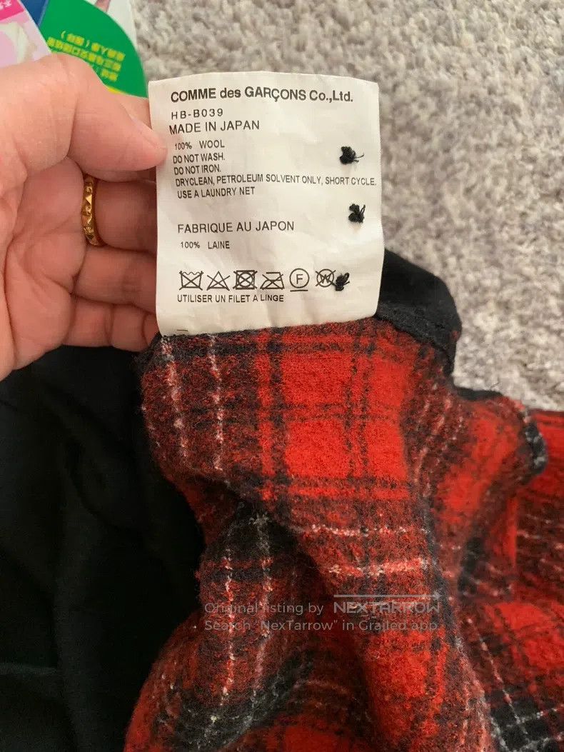 Comme des Garcons Comme Des Garcons Patchwork Red Plaid Shirt Size M / US 6-8 / IT 42-44 - 5 Thumbnail