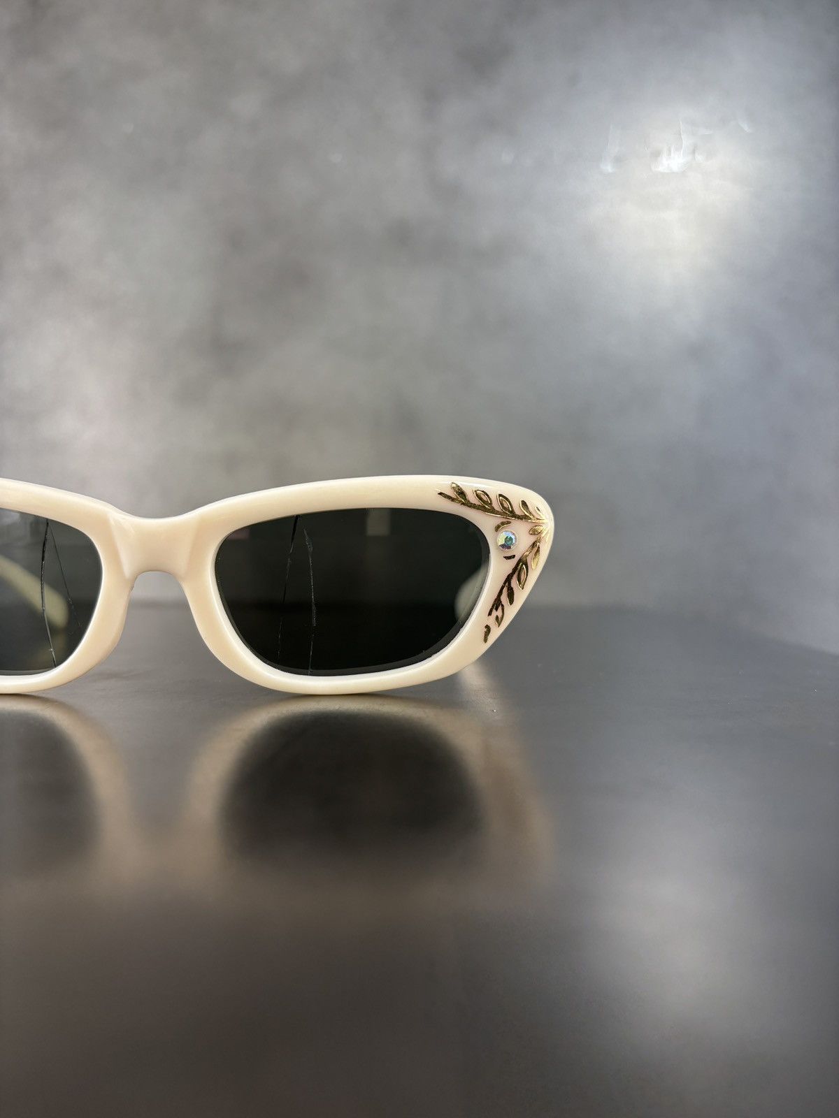 American Optical × Other × Vintage 1960s Samco Sunglasses True Vintage Rhinestone MCM Glass 50s Size ONE SIZE - 6 Thumbnail