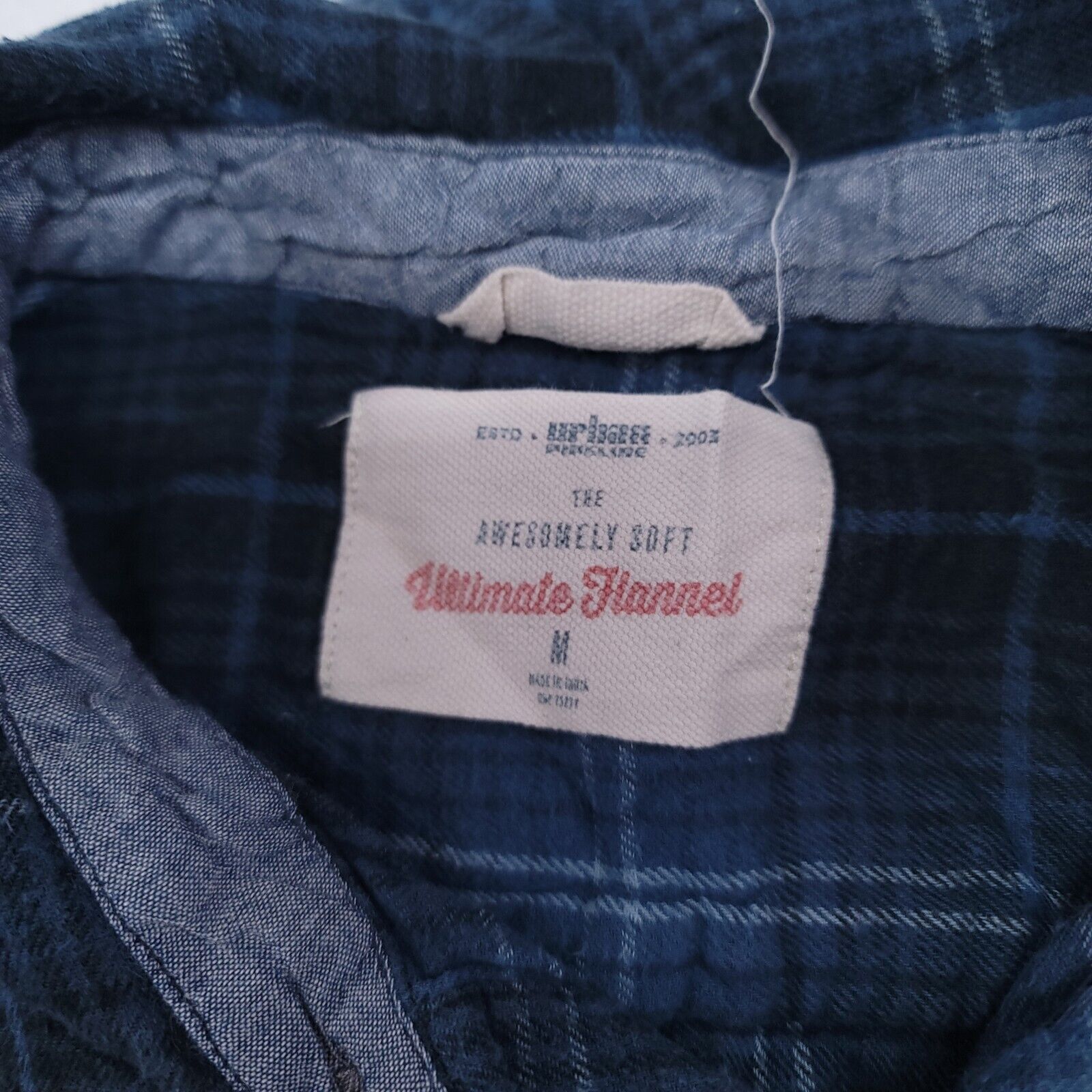 Urban Pipeline Urban Pipeline Tartan Flannel Shirt Womens Size Medium Blue Size M / US 6-8 / IT 42-44 - 3 Thumbnail