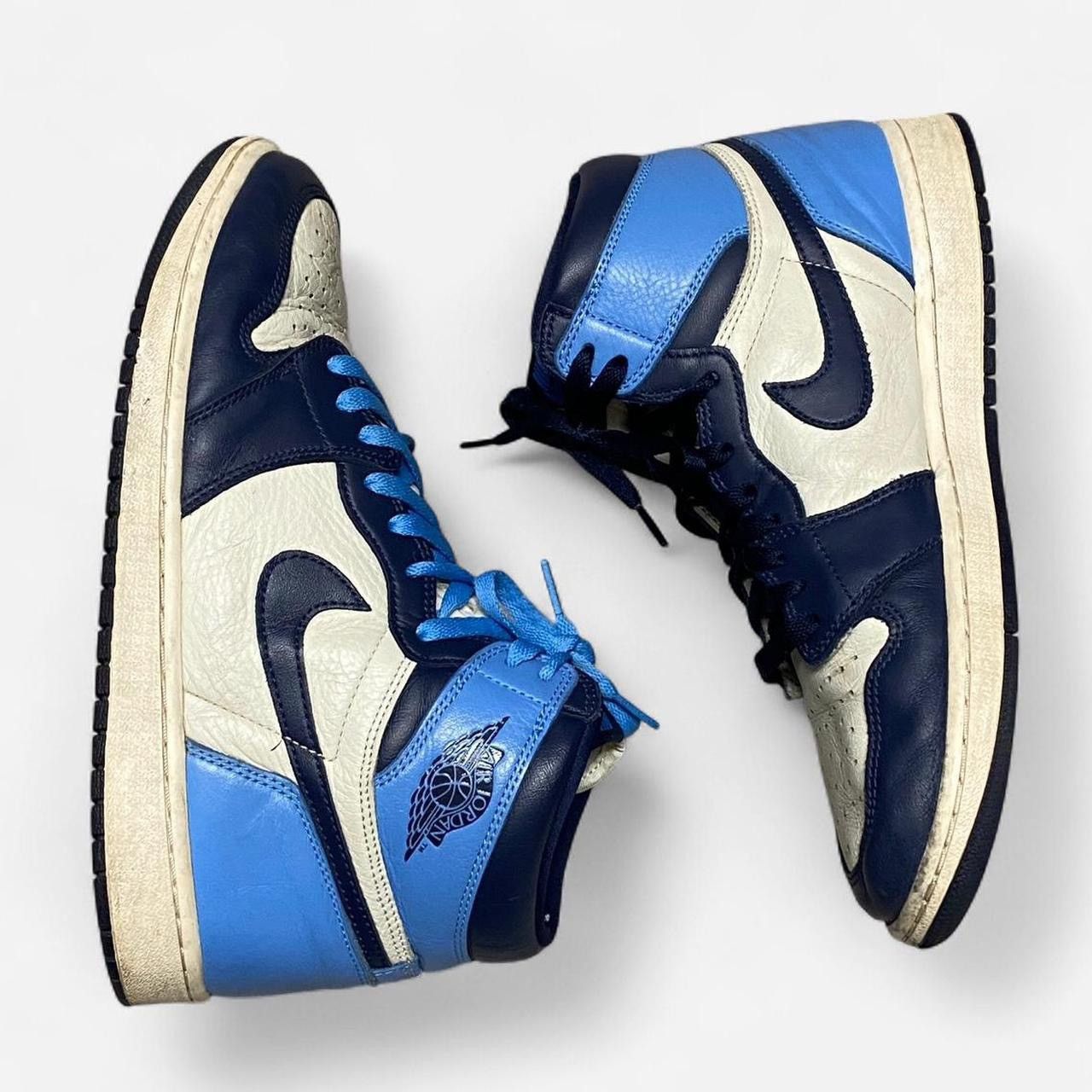 Nike Air Jordan 1 retro high OG university blue sneakers Size US 10 / EU 43 - 1 Thumbnail