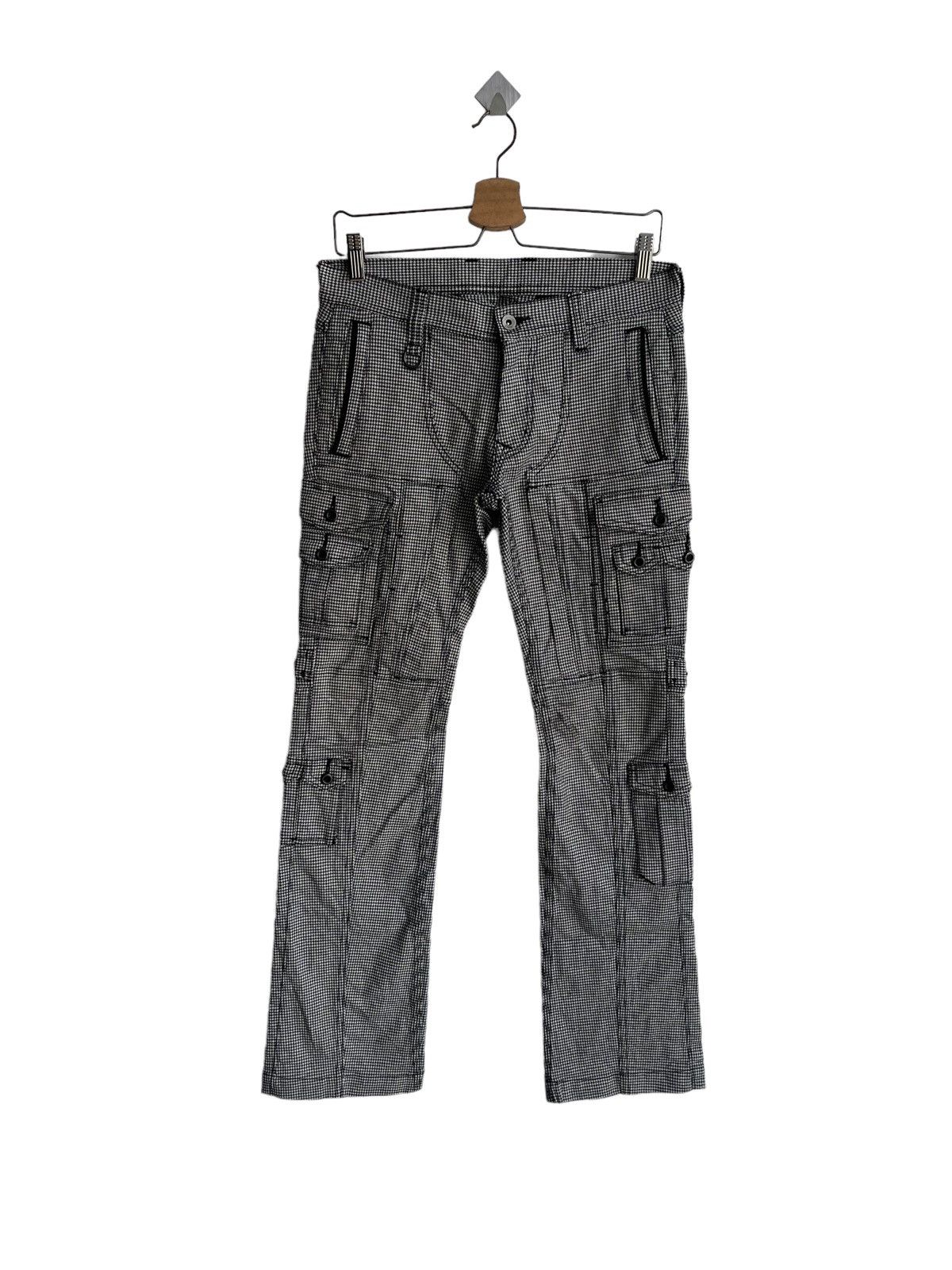 HIDEAWAYS × Japanese Brand × Le Grande Bleu (L.G.B.) Y2K Flare Hem Hideaways 🇯🇵 3D Parachute Pocket Cargo Pants Size US 32 / EU 48 - 5 Thumbnail