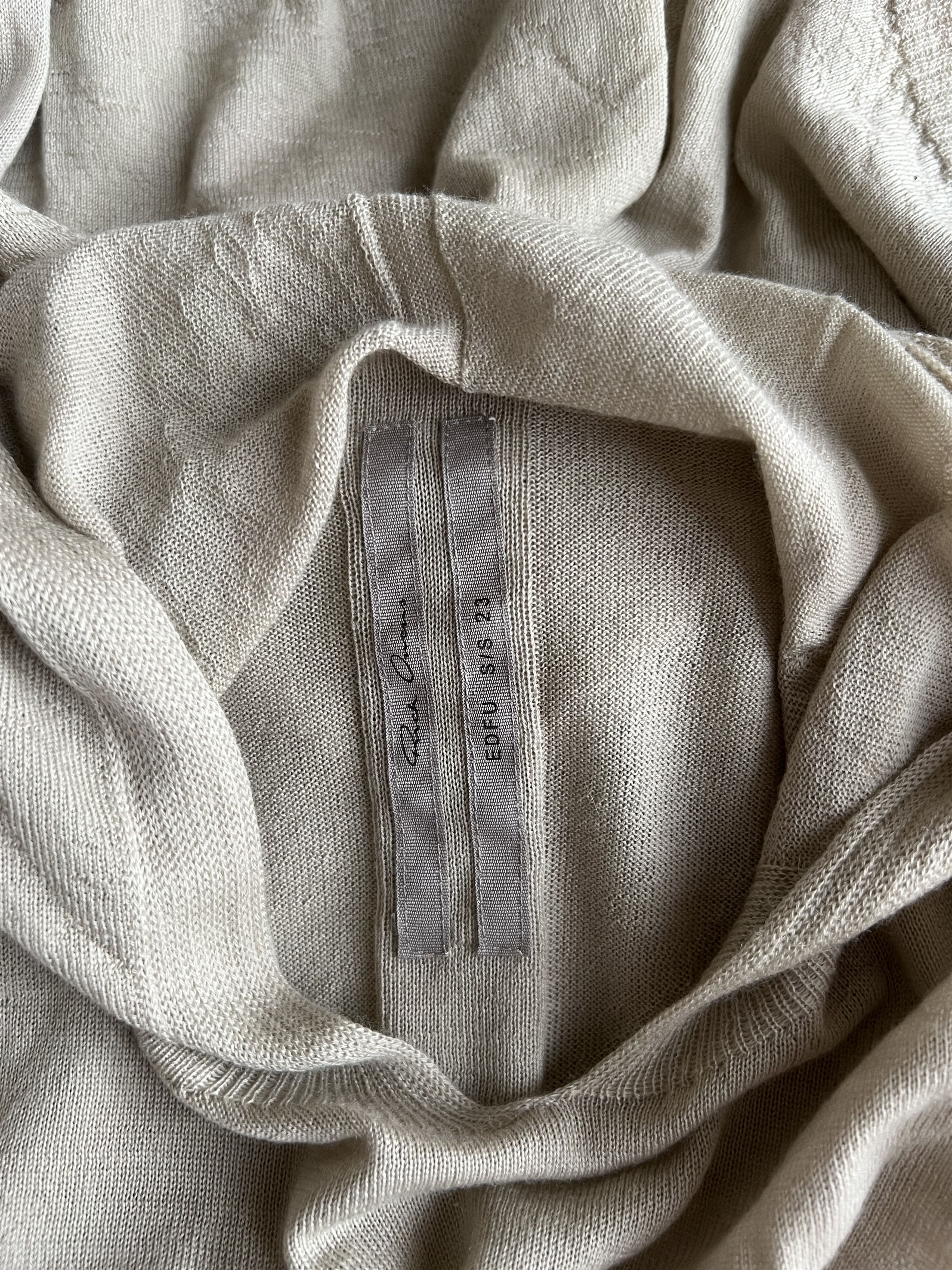 Rick Owens Rick Owens Cashmere Longsleeve Hoody in Pearl Size US M / EU 48-50 / 2 - 8 Thumbnail
