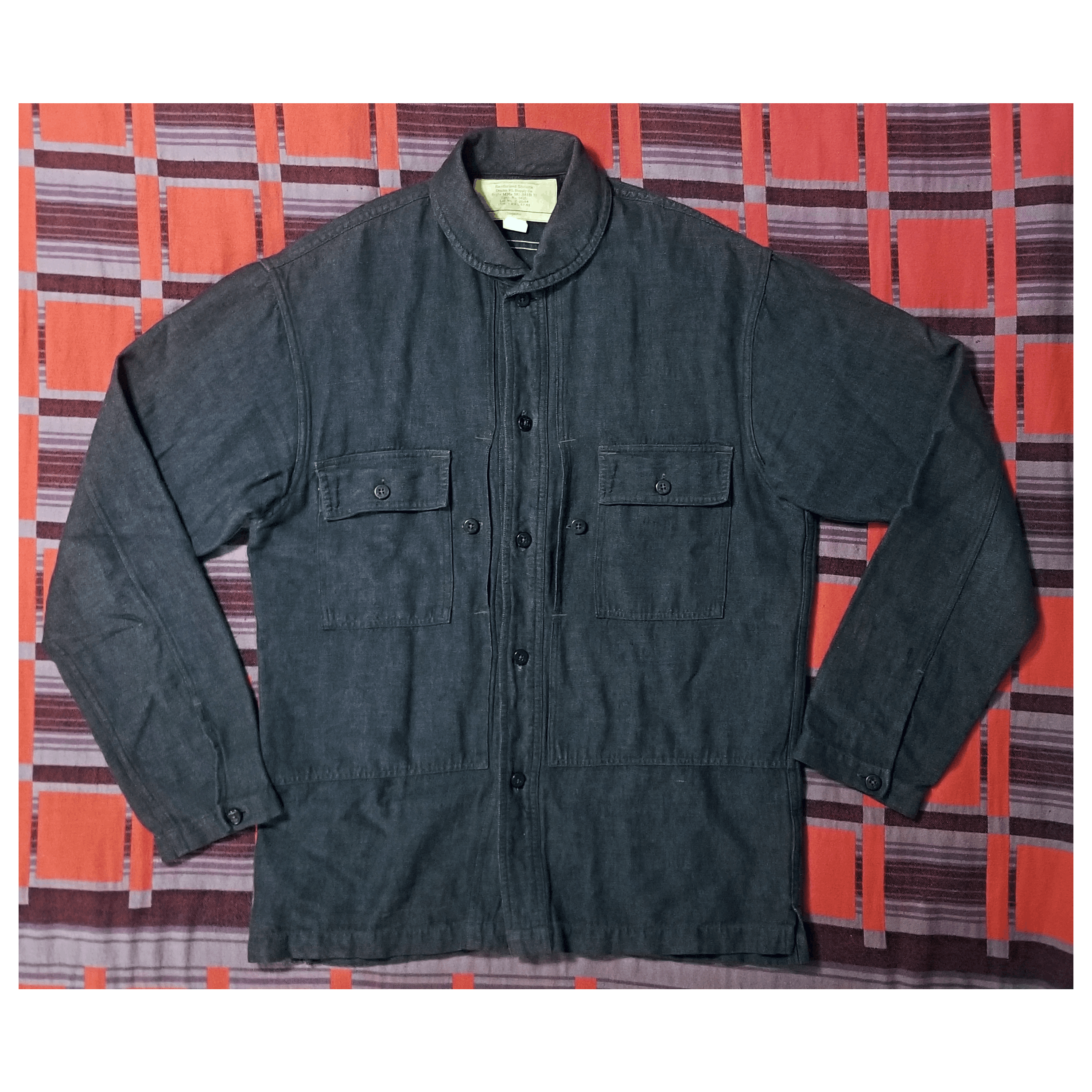 RRL Ralph Lauren DOUBLE RL RALPH LAUREN RRL INDIGO DYED LINEN JACKET- MED Size US M / EU 48-50 / 2 - 2 Thumbnail