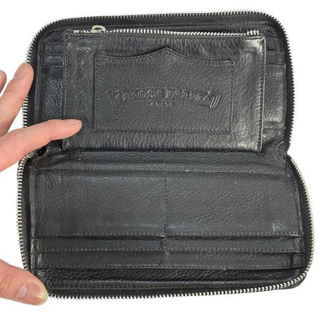 Chrome Hearts Chrome Hearts Cowhide Rec F Fleur Knee Wallet Black Size ONE SIZE - 5 Thumbnail