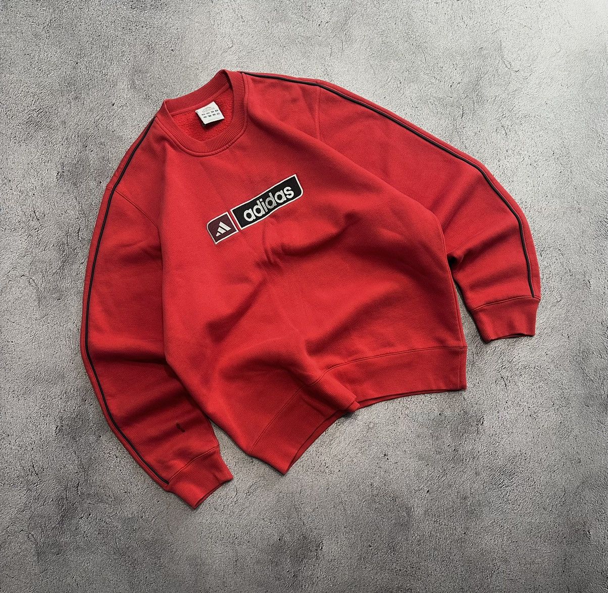 Adidas × Vintage 🐞 Adidas Vintage Sweater Size US L / EU 52-54 / 3 - 1 Thumbnail