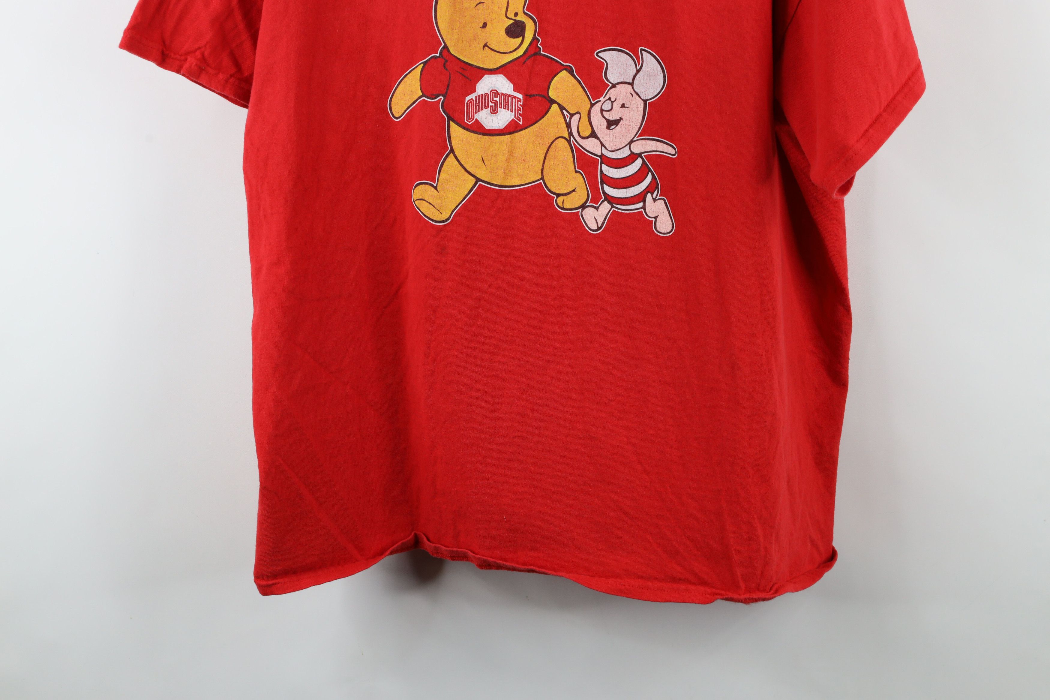Vintage Vintage 90s Winnie the Pooh Ohio State University T-Shirt Size XL / US 12-14 / IT 48-50 - 3 Thumbnail