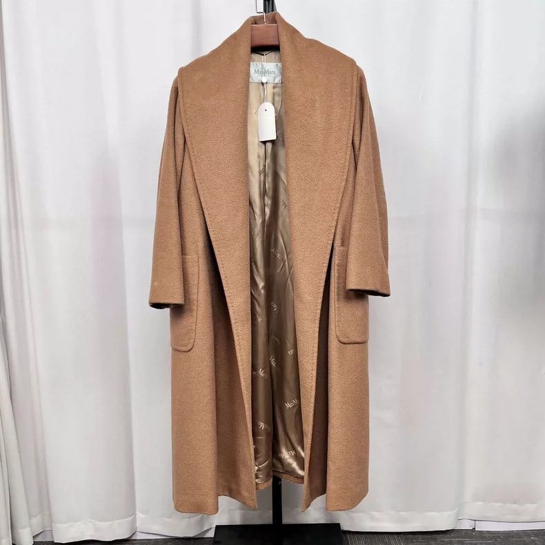 Max Mara Max Mara Cashmere coat brown Size S / US 4 / IT 40 - 1 Thumbnail