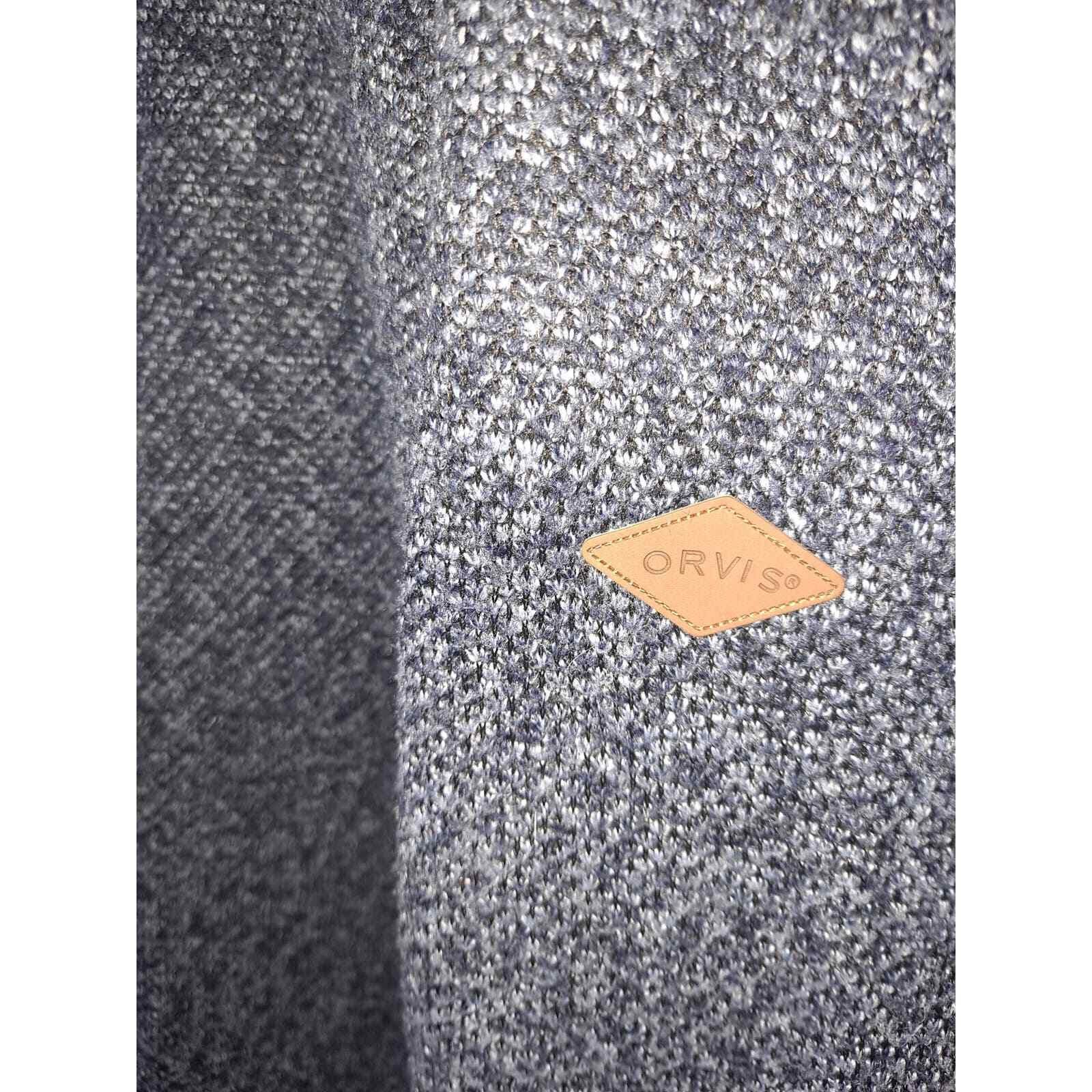 Orvis Orvis 1/4 Zip Gray Marled Sherpa Lined Sweater Size XL Size US XL / EU 56 / 4 - 4 Thumbnail