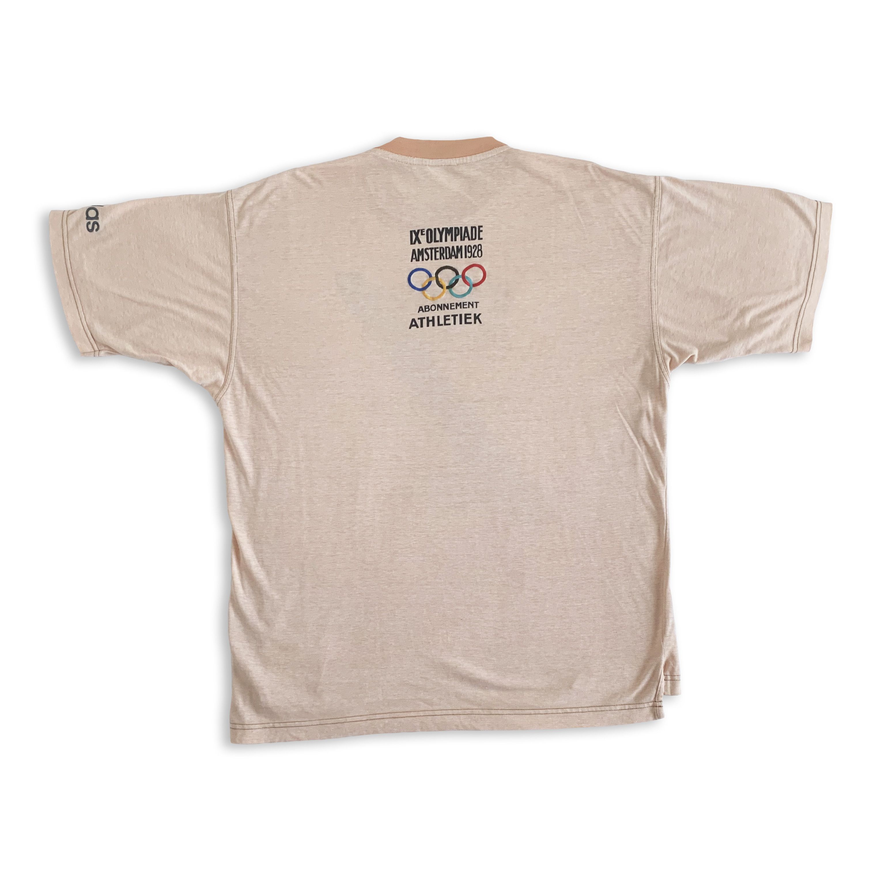 Adidas Rare Vintage 80s ADIDAS t shirt Olympic 1928 Amsterdam Tee Size US XL / EU 56 / 4 - 3 Thumbnail
