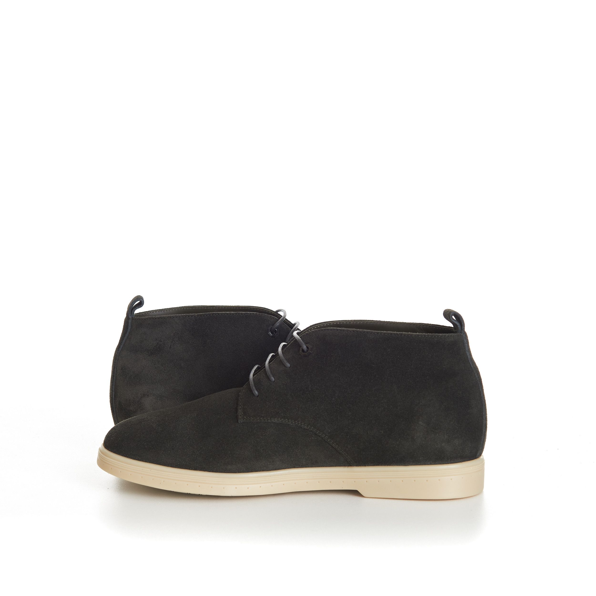 Stefano Ricci Military Green Suede Lace Up Chukka Boots With Rubber Soles Size US 7.5 / EU 40-41 - 9 Thumbnail