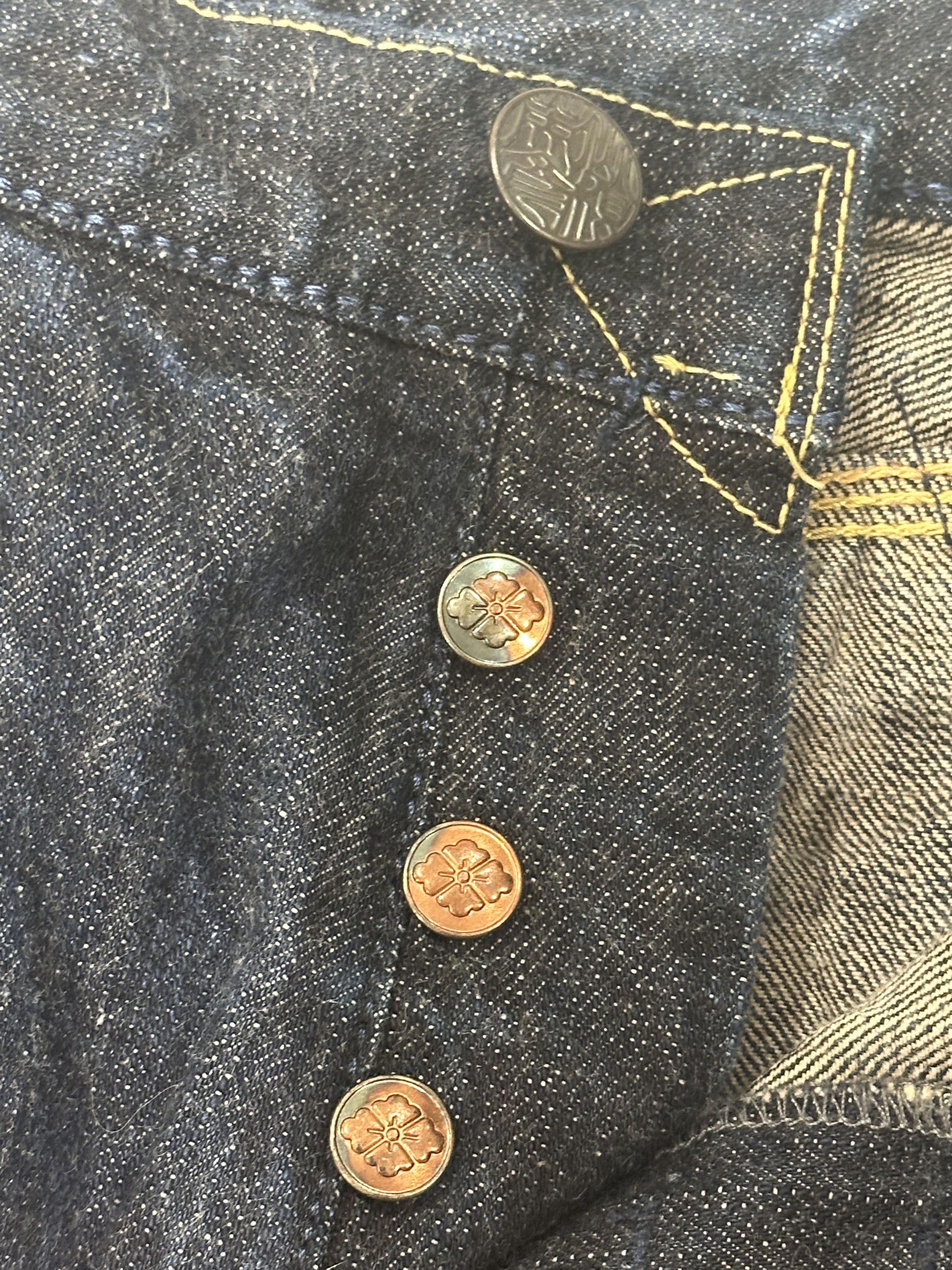 Evisu Evisu x Yamane - Rare Vintage Y2K Cat and Skull Jeans Size US 30 / EU 46 - 11 Thumbnail