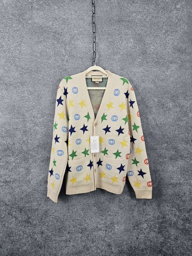 Gucci Gucci Stars Cardigan in Size S Size US S / EU 44-46 / 1 - 1 Thumbnail