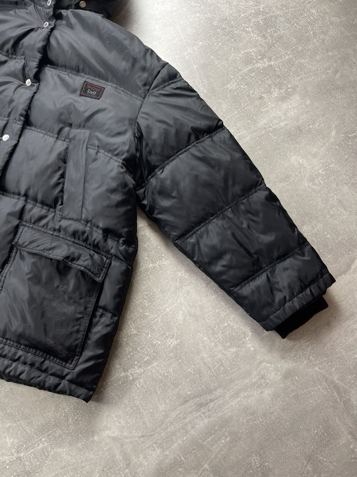 Dolce & Gabbana Dolce & Gabbana D&G 90s Hooded Puffer Jacket Black Size US S / EU 44-46 / 1 - 9 Thumbnail