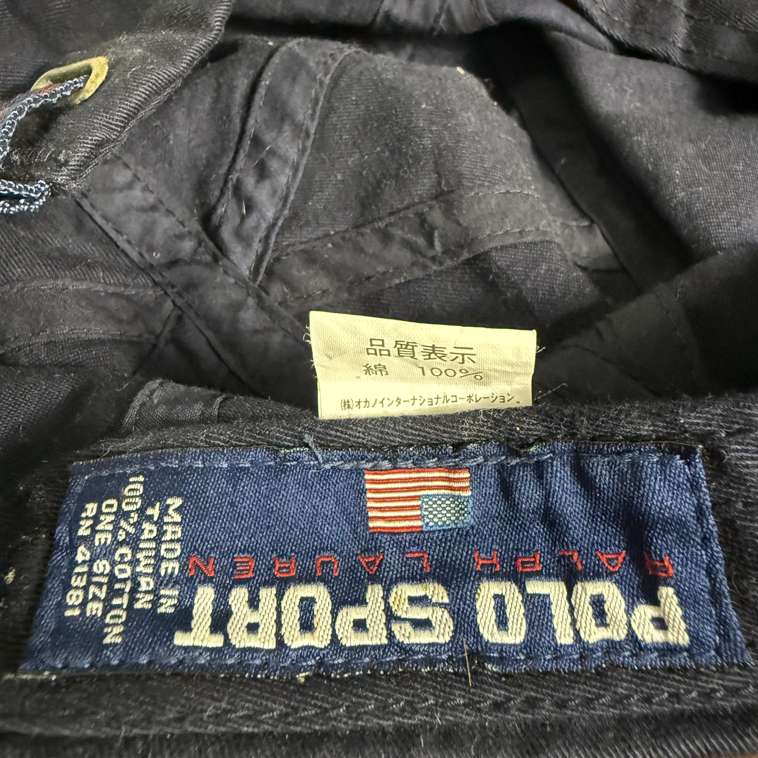 Ralph Lauren Sport 🔥RARE🔥Vintage Polo Sport Ralph Lauren Adjustable Cap Size ONE SIZE - 6 Thumbnail