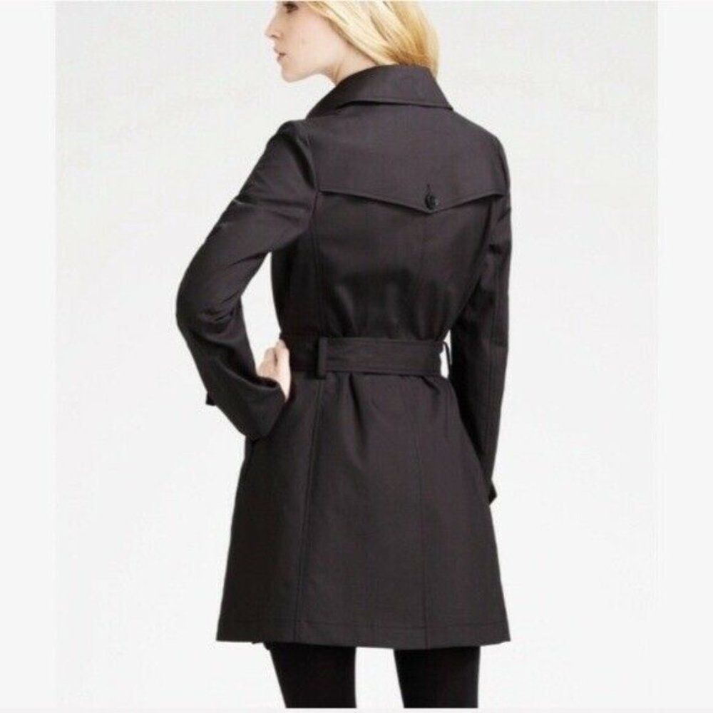 Theory Theory Black Button Up Trench Coat Size M Size M / US 6-8 / IT 42-44 - 1 Thumbnail