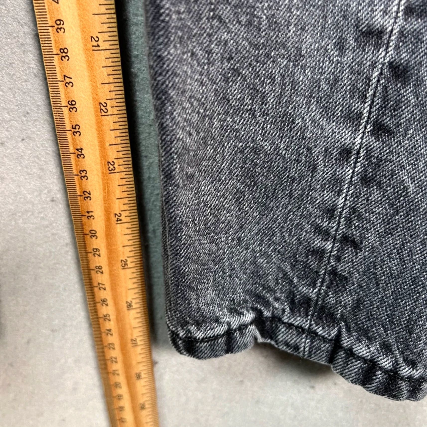 Everlane Everlane 90s Jeans Womens Size 27 Regular Organic Cotton Straight-Leg Denim Gray 5-Pocket 28in Inseam Button Rise High Vintage No Women Size 27" / US 4 / IT 40 - 7 Thumbnail