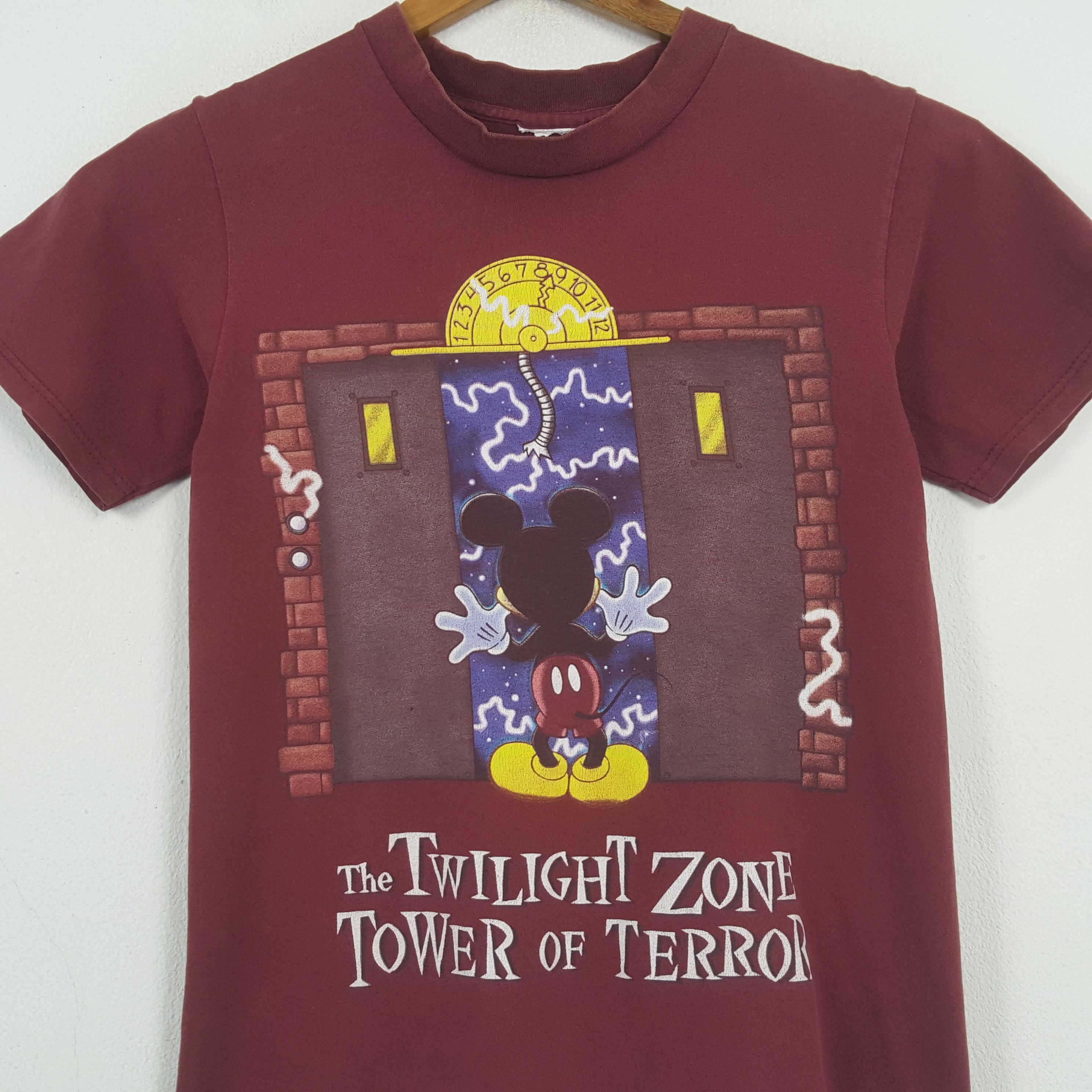 Designer × Disney × Vintage Vintage The Twilight Zone Tower Of Terror Movie Tees C294N20 Size US S / EU 44-46 / 1 - 2 Thumbnail