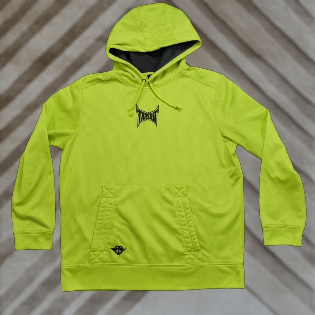 Tapout Tapout Hoodie Mens Large Neon Yellow Pullover Adult Size US L / EU 52-54 / 3 - 1 Thumbnail