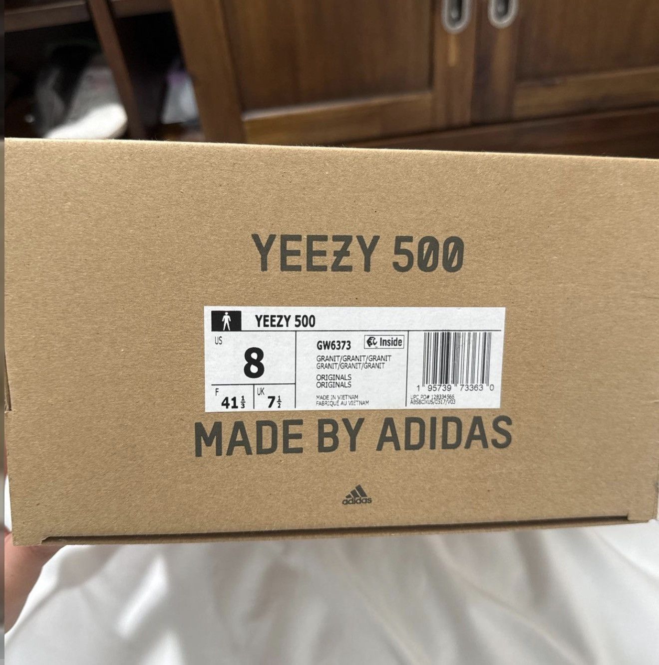 Yeezy Adidas Yeezy 500 Granite Size US 8 / EU 41 - 5 Thumbnail