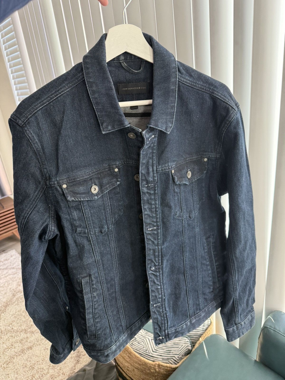 John Varvatos John Varvatos denim jacket never worn Size US M / EU 48-50 / 2 - 6 Thumbnail