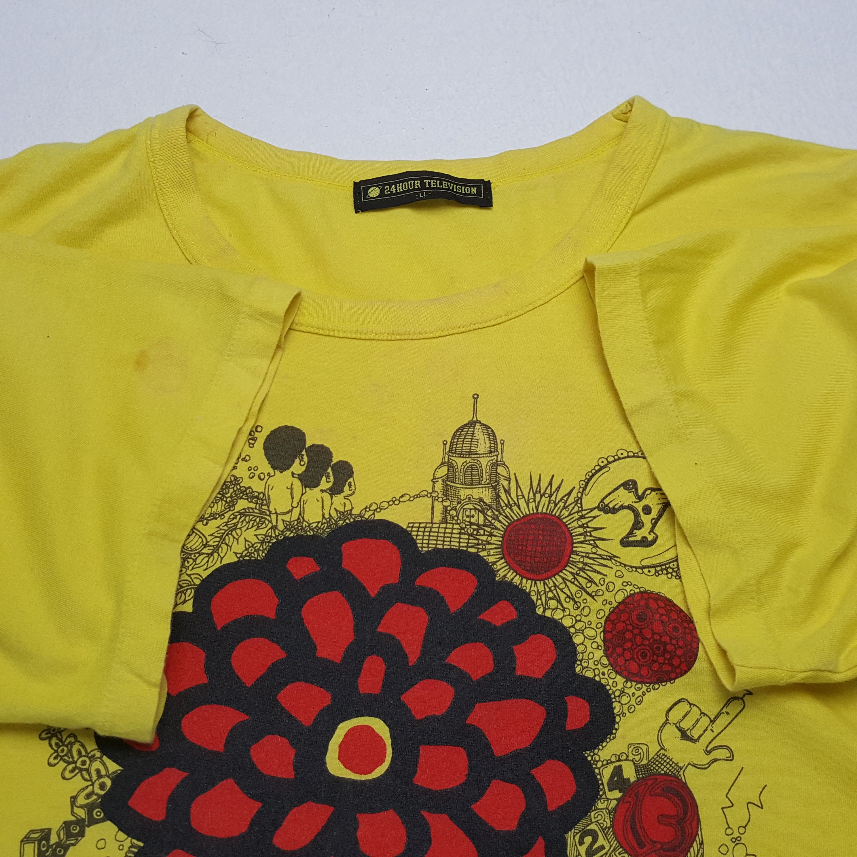 Band Tees × Vintage Vintage YAYOI KUSAMA x SATOSHI OHNO Japanese Brand T-Shirts Size US XL / EU 56 / 4 - 6 Thumbnail