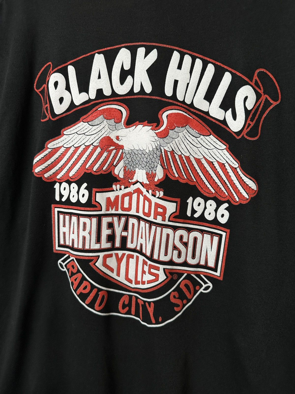 Harley Davidson 1988 HARLEY-DAVIDSON 3D Emblem Longsleeve T-Shirt Black XL Size US XL / EU 56 / 4 - 8 Thumbnail