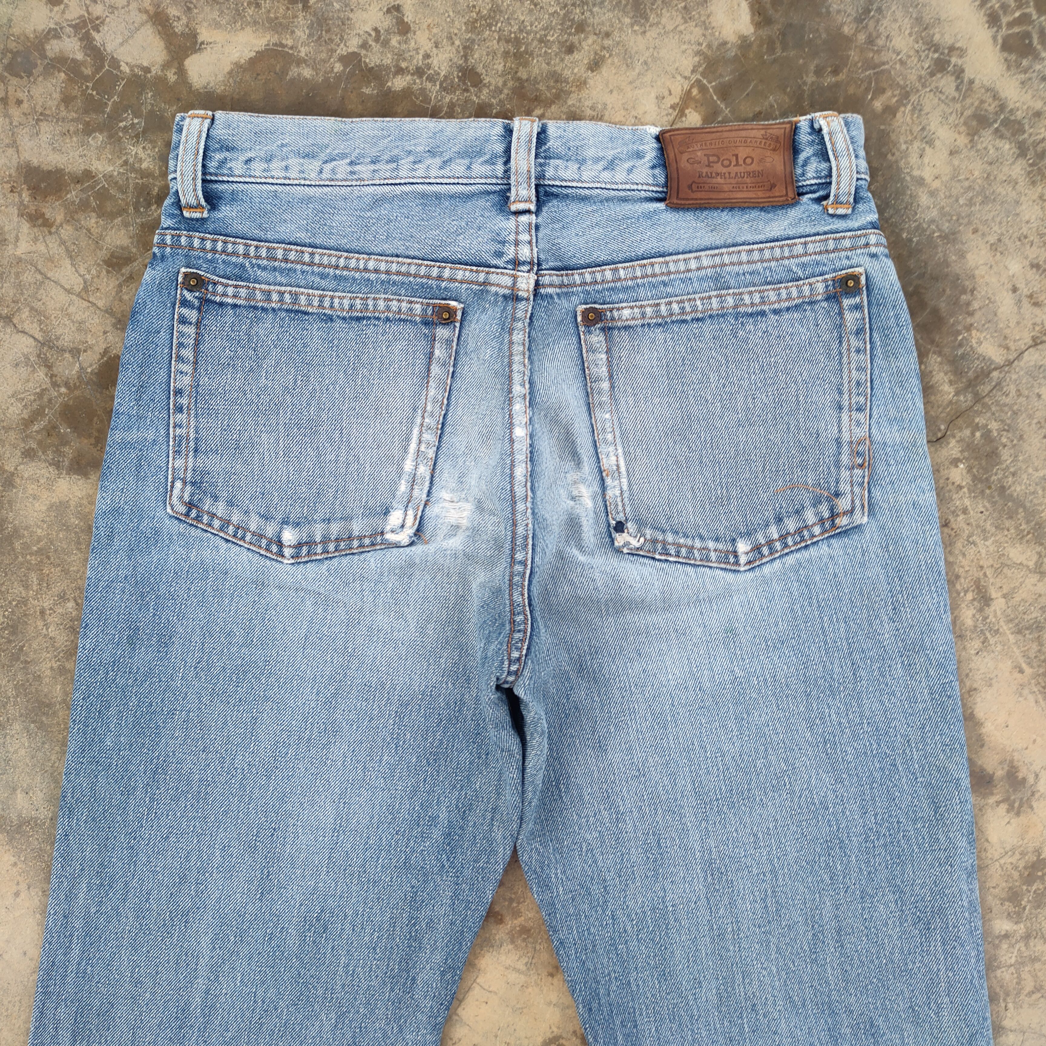 Polo Ralph Lauren VINTAGE POLO RALPH LAUREN FADED JEANS DENIM PANTS Size US 28 / EU 44 - 11 Thumbnail