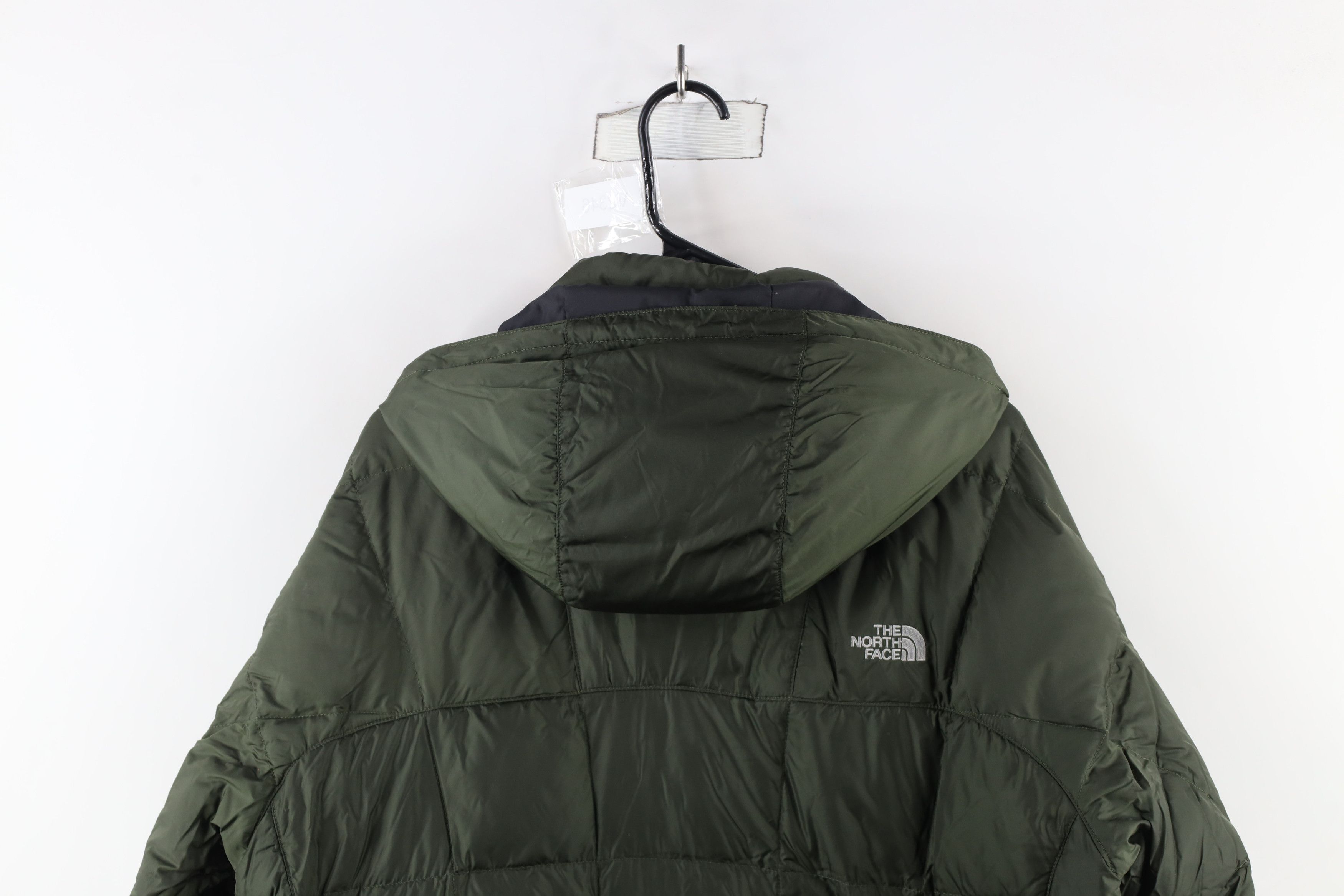 The North Face × Vintage The North Face Duck Down Hooded Puffer Parka Jacket Green Size XL / US 12-14 / IT 48-50 - 19 Thumbnail