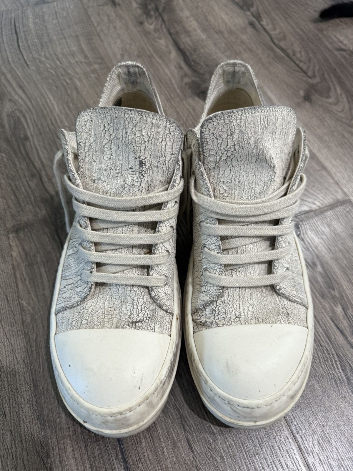 Rick Owens Rick owens cracked paint ramones size 11 Size US 11 / EU 44 - 5 Thumbnail