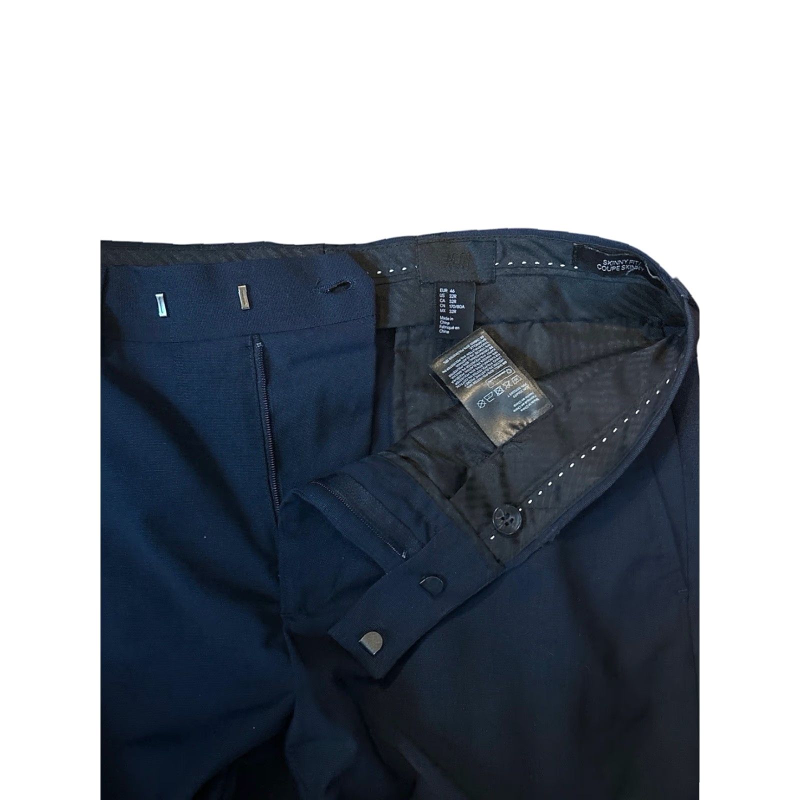 H&M H&M Dress Pants Skinny Men 32 Inseam 29 Dress Pants Navy Blue 2010s Mens Size US 32 / EU 48 - 6 Thumbnail
