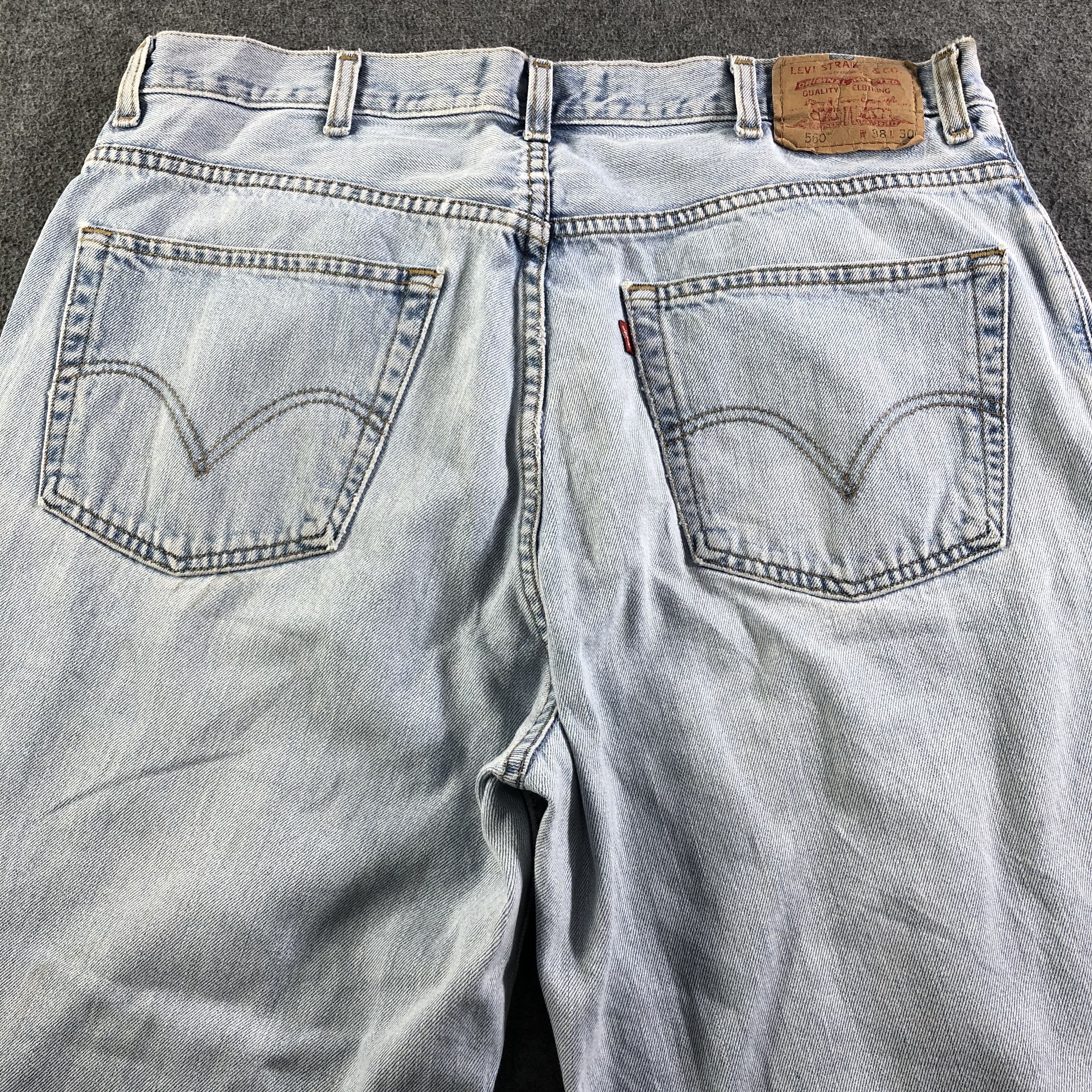 Levi's Vintage Light Wash Levis 560 Jeans-J3495 Size US 38 / EU 54 - 4 Thumbnail