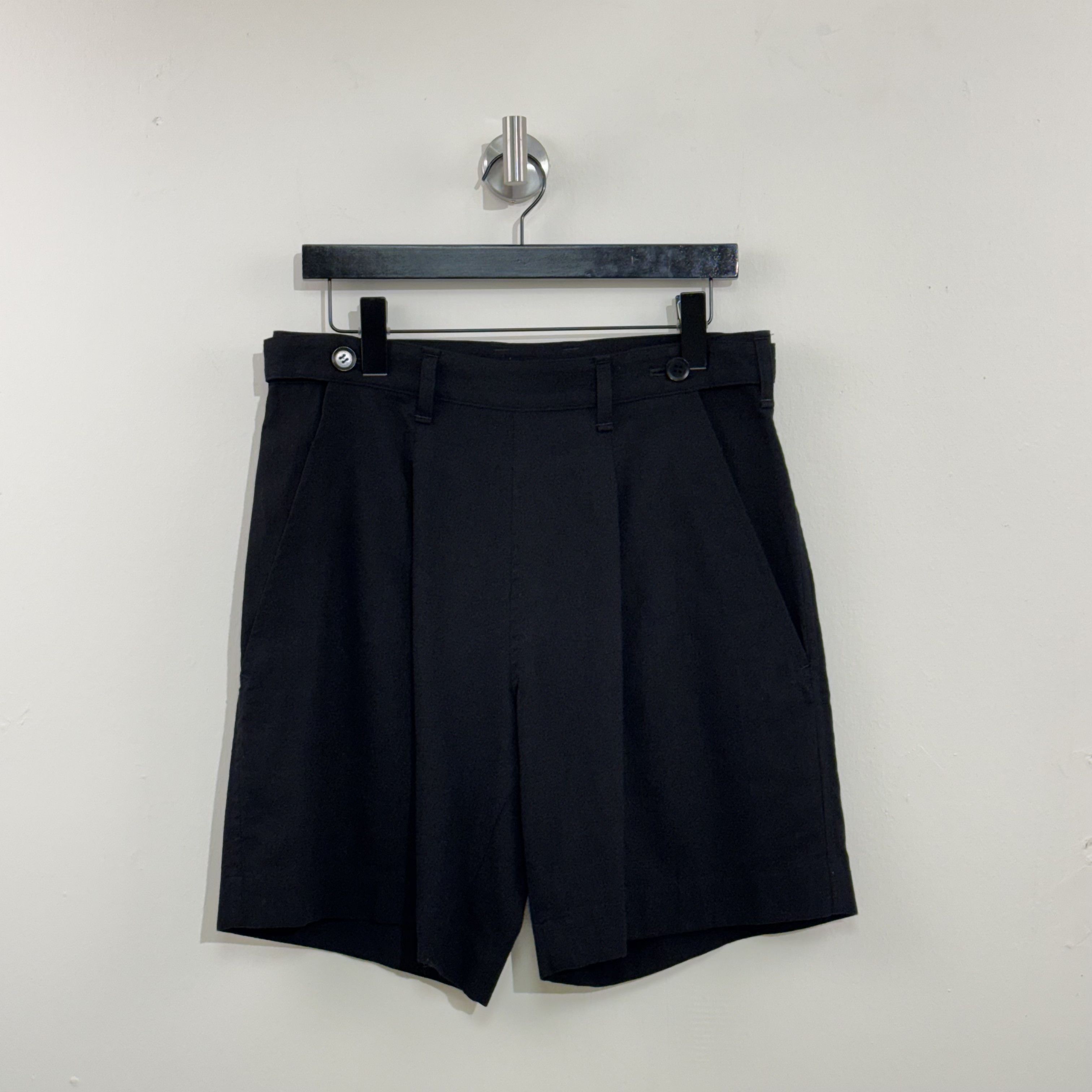 Y's Y's Yohji Yamamoto Linen Pleated Shorts Size US 32 / EU 48 - 1 Thumbnail
