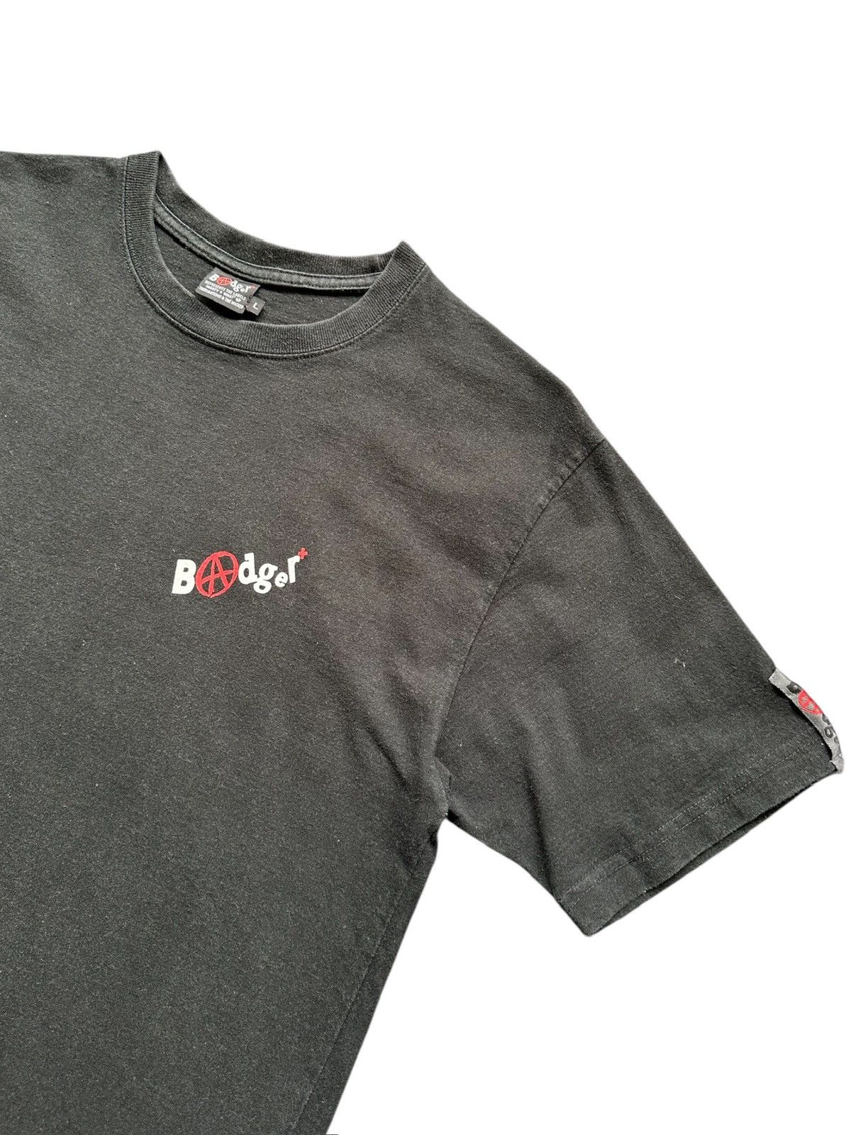 20471120 1990's Badger Anarchy punk tee Size US M / EU 48-50 / 2 - 3 Thumbnail