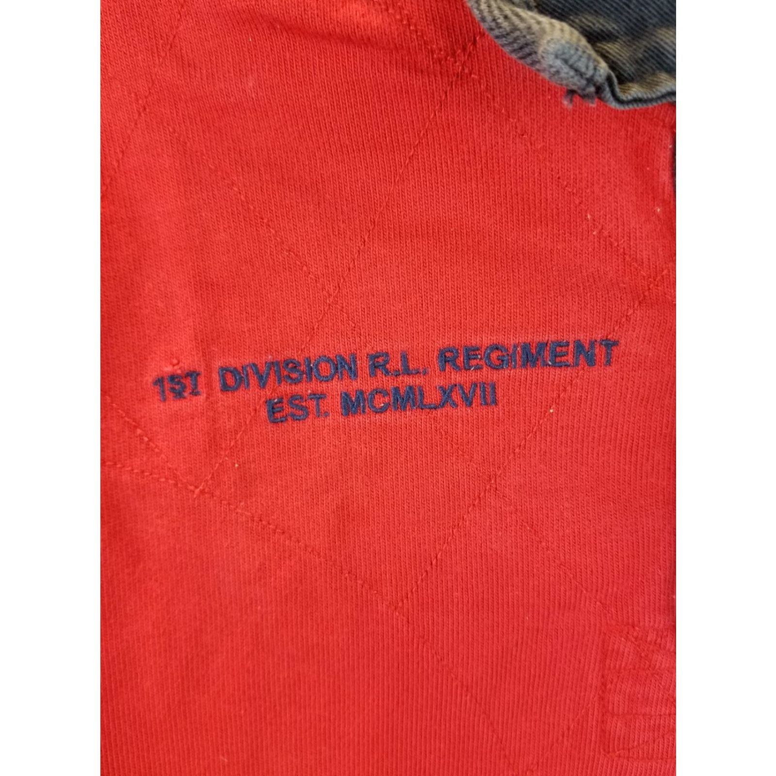 Ralph Lauren VINTAGE Ralph Lauren POLO BLEEKER NEW YORK RED RUGBY SHIRT SZ MEDIUM Shirt Men Red 27 INCH 17 INCH 24 INCH 20 INCH 27 INCH Size US M / EU 48-50 / 2 - 3 Thumbnail