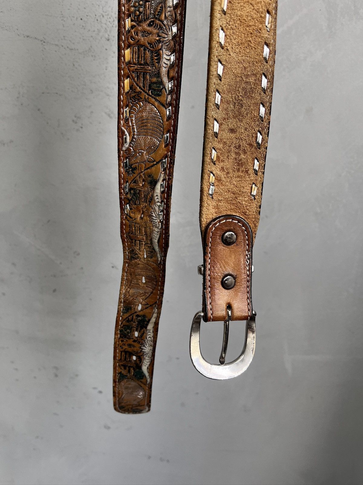 Kmrii archive leather belt | ヤマダウェブコム