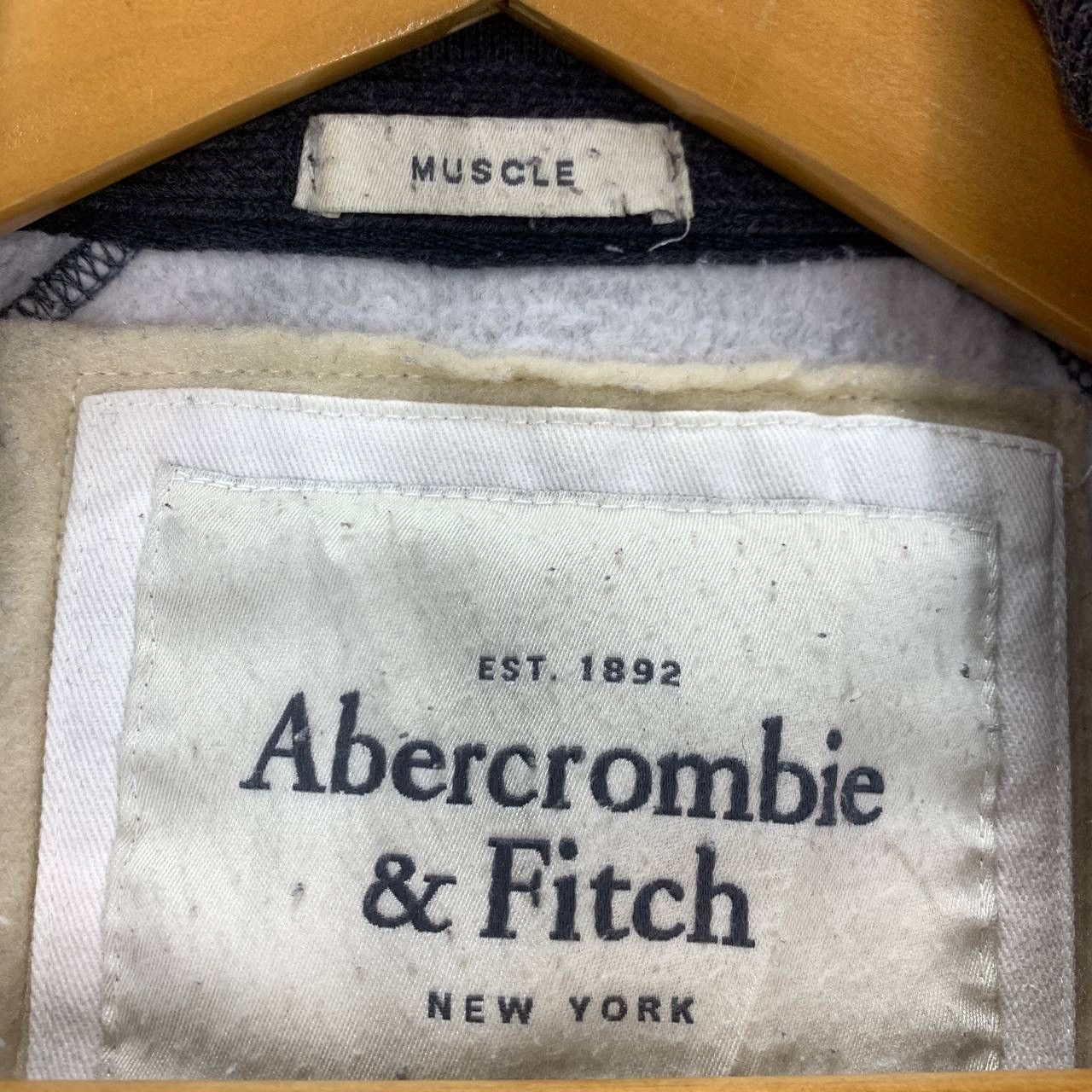 Abercrombie & Fitch ABERCROMBIE & FITCH Distress Sweatshirt / Jacket #2315-01 Size US S / EU 44-46 / 1 - 6 Thumbnail