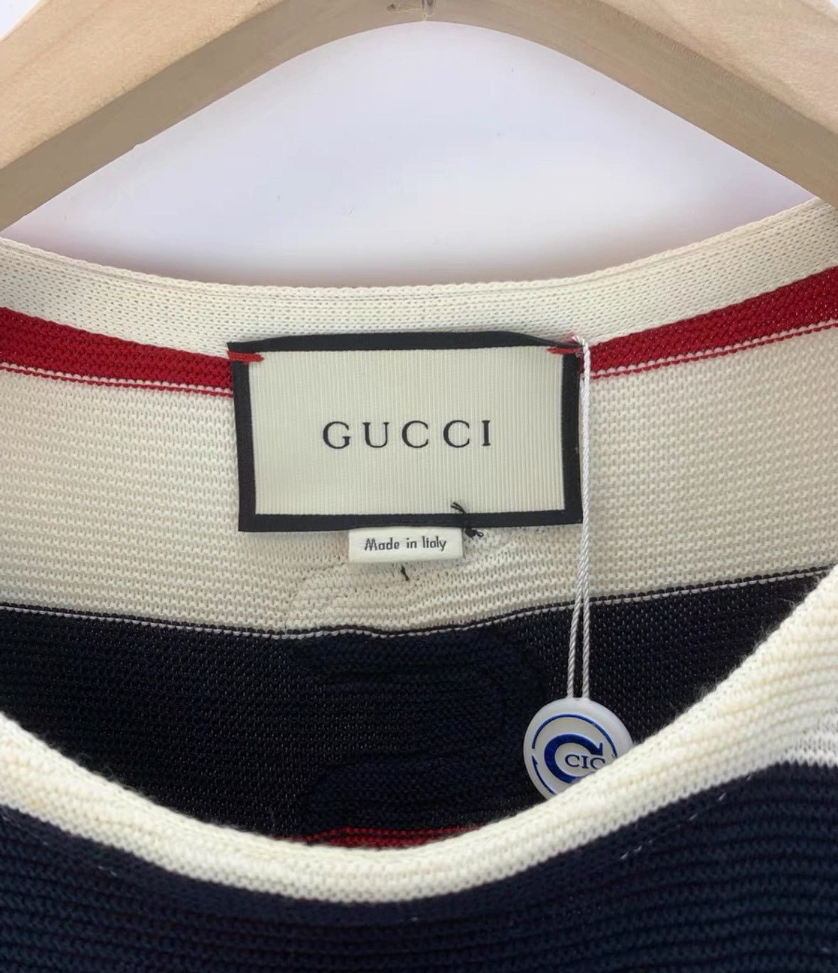Gucci Gucci Gucci Striped Knit Sweater for Casual Style -2506 Size US XXL / EU 58 / 5 - 6 Thumbnail