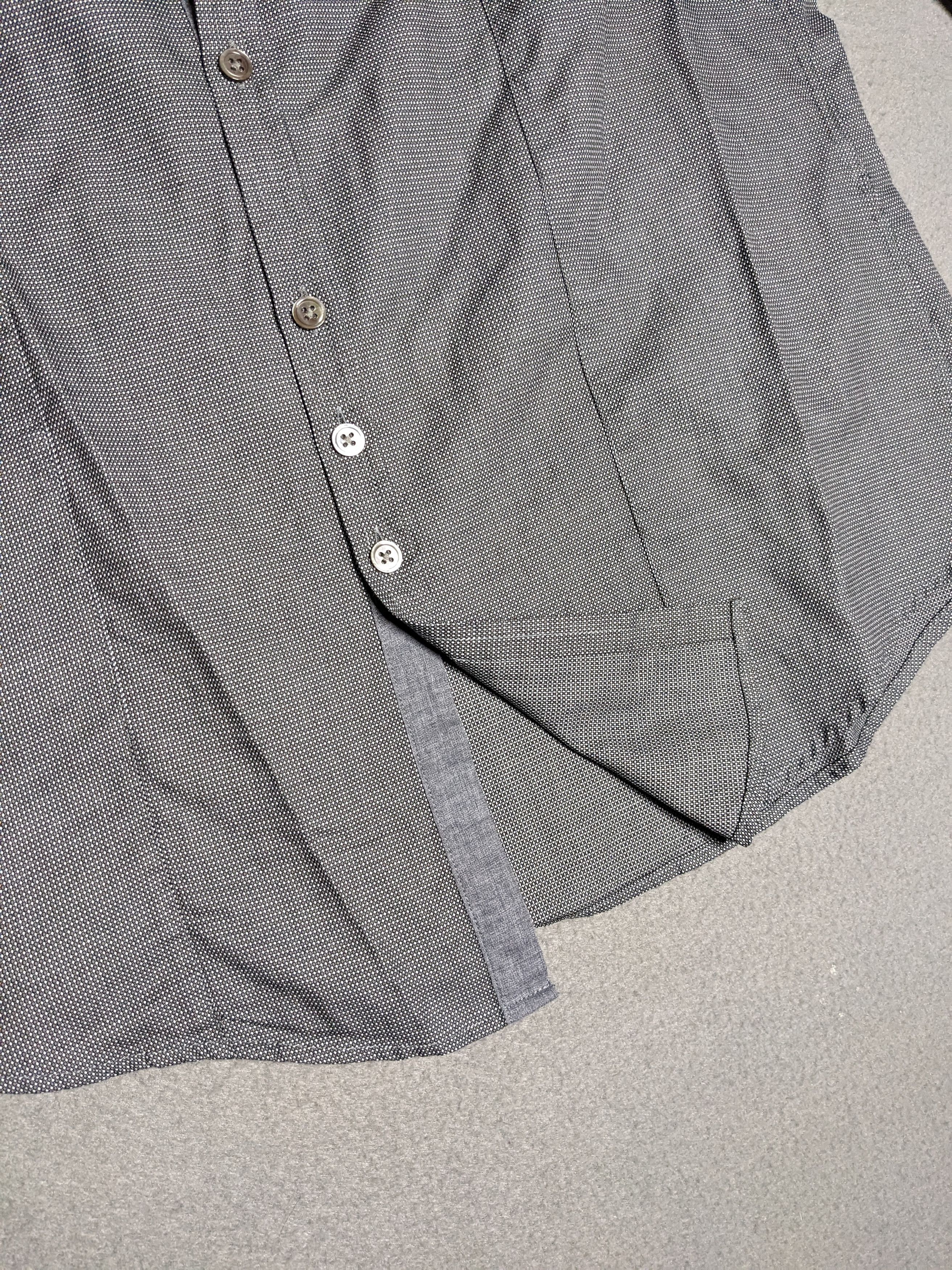 John Varvatos John Varvatos Button Up Shirt Mens Small Geometric Birdseye Size US S / EU 44-46 / 1 - 6 Thumbnail