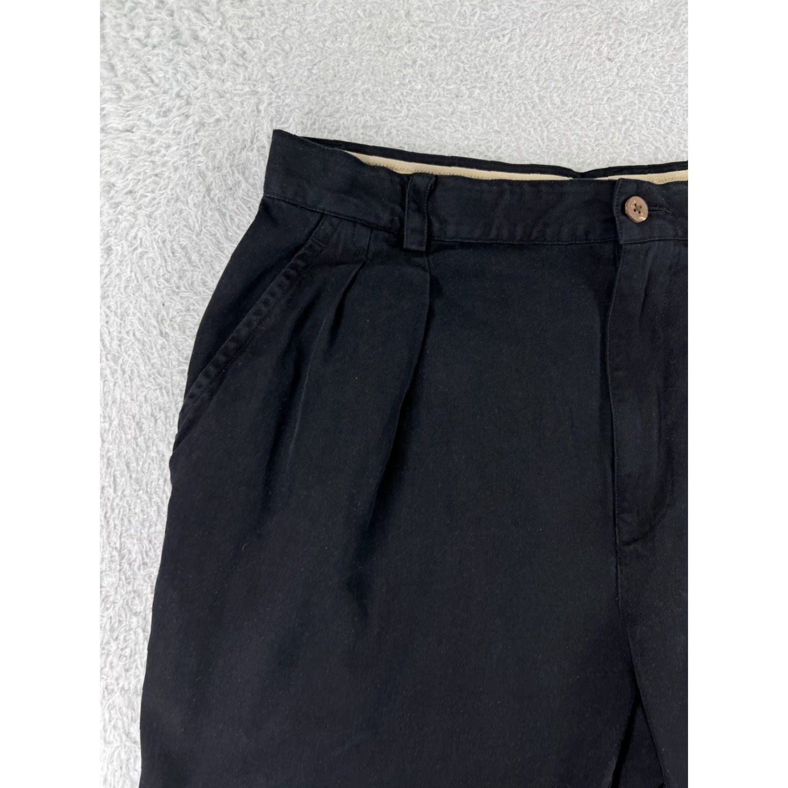 Tommy Bahama Tommy Bahama Shorts Men 36 Black Silk Pleated RELAX Beach Vacation Golf Golfer Size US 36 / EU 52 - 6 Thumbnail
