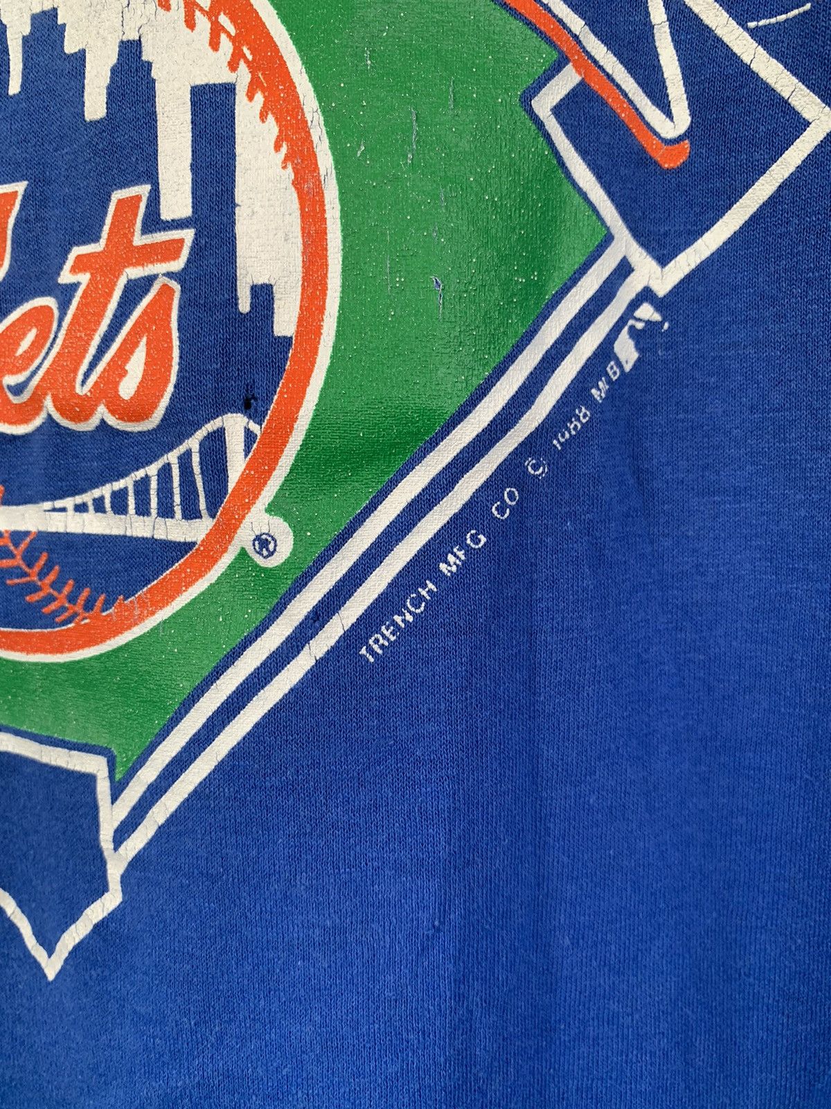 MLB × Vintage Vintage 80s New York Mets MLB Team T shirt Size US M / EU 48-50 / 2 - 3 Thumbnail