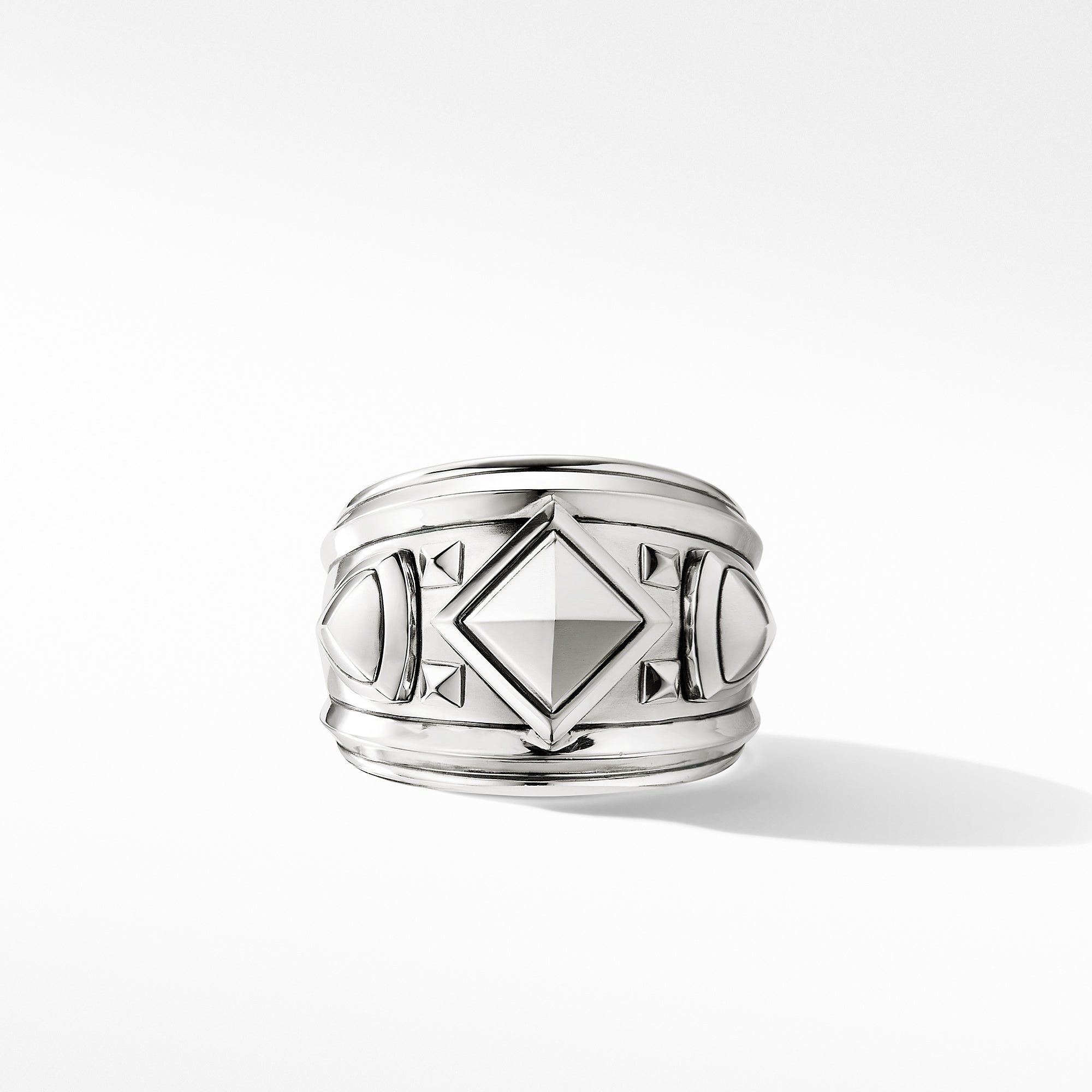 David Yurman o1w1db10525 R14599 Ring in Sterling Silver & 18.6mm Size ONE SIZE - 1 Thumbnail