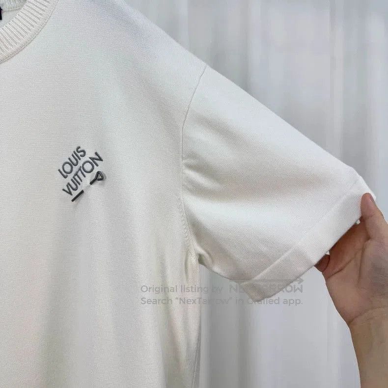 Louis Vuitton Louis Vuitton Embroidered Knit Short Sleeve. Size US L / EU 52-54 / 3 - 4 Thumbnail