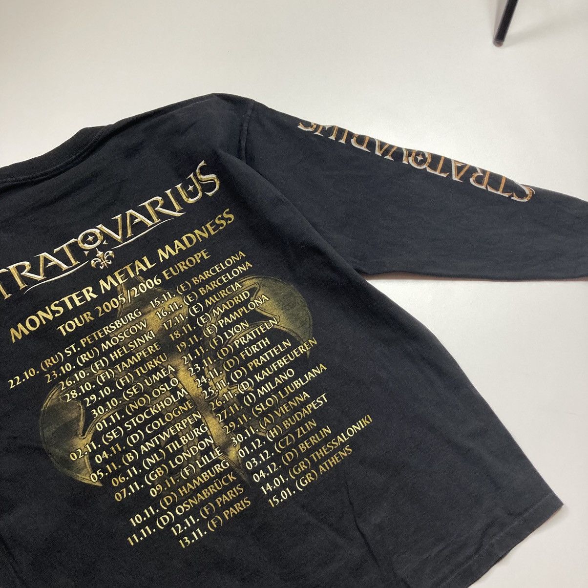 Band Tees vintage stratovarius finnish power metal rock band tee Size US XL / EU 56 / 4 - 6 Thumbnail