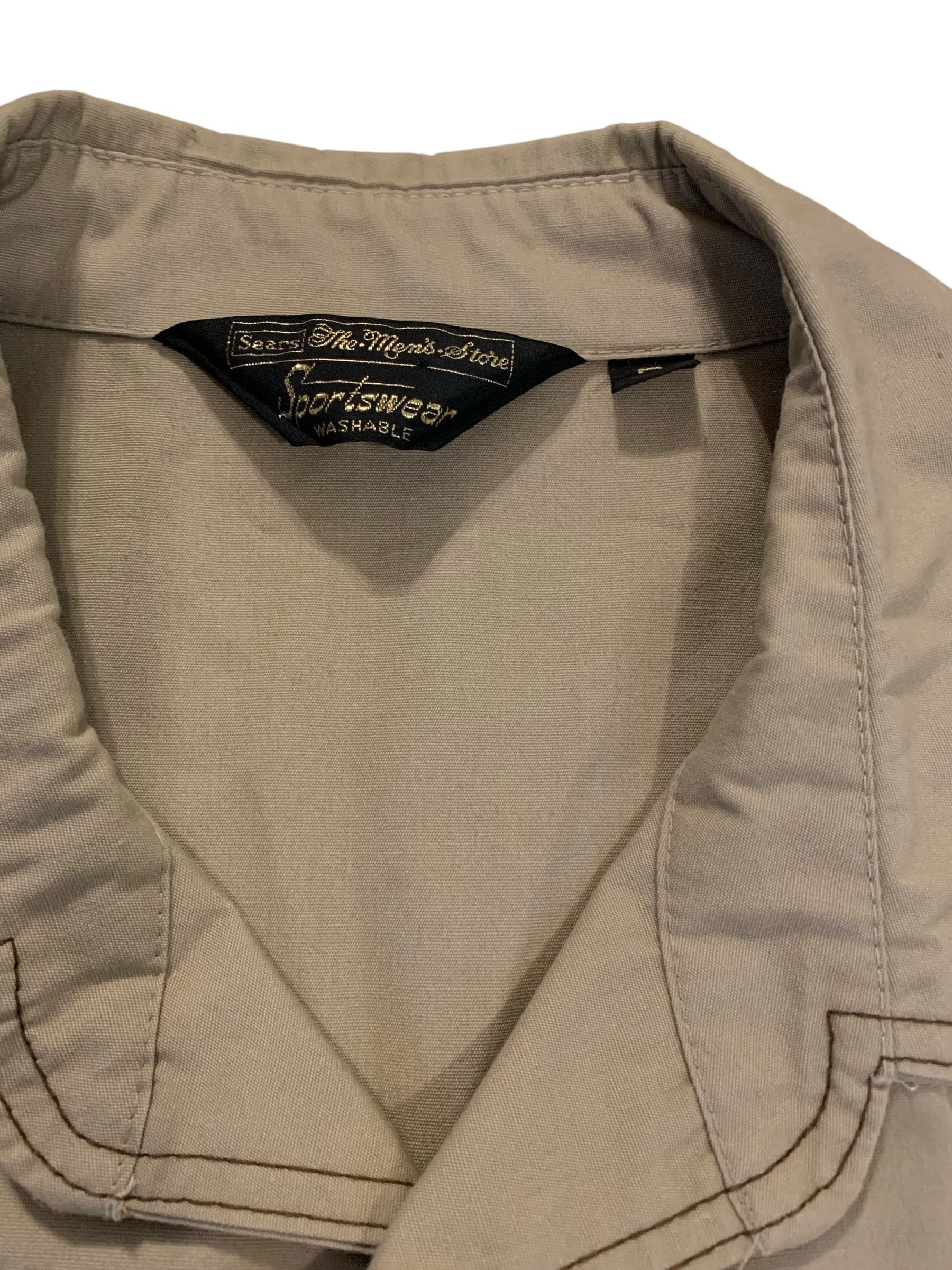 Sears Sears Sportswear Light Jacket Button Up Size L Brown Size US L / EU 52-54 / 3 - 3 Thumbnail