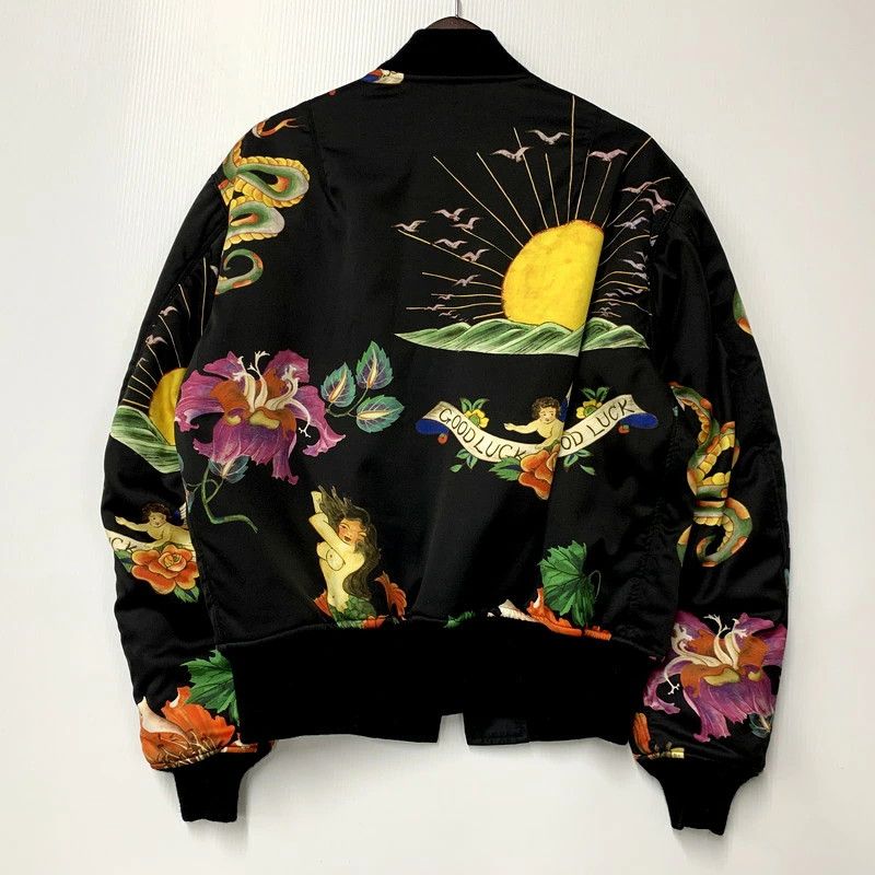 Yohji Yamamoto yohji yamamoto pour homme/TATTOO MOTIF BOMBER JACKET Size US L / EU 52-54 / 3 - 2 Thumbnail