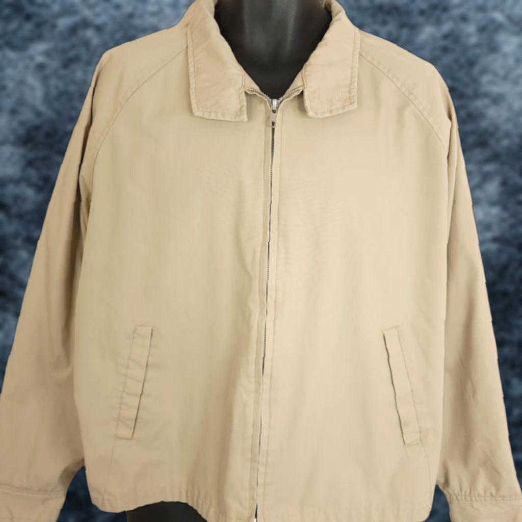 Vintage VINTAGE Richman Brothers Bomber Jacket Mens Size XL Lightweight Beige 80s Casual Size US XL / EU 56 / 4 - 1 Thumbnail