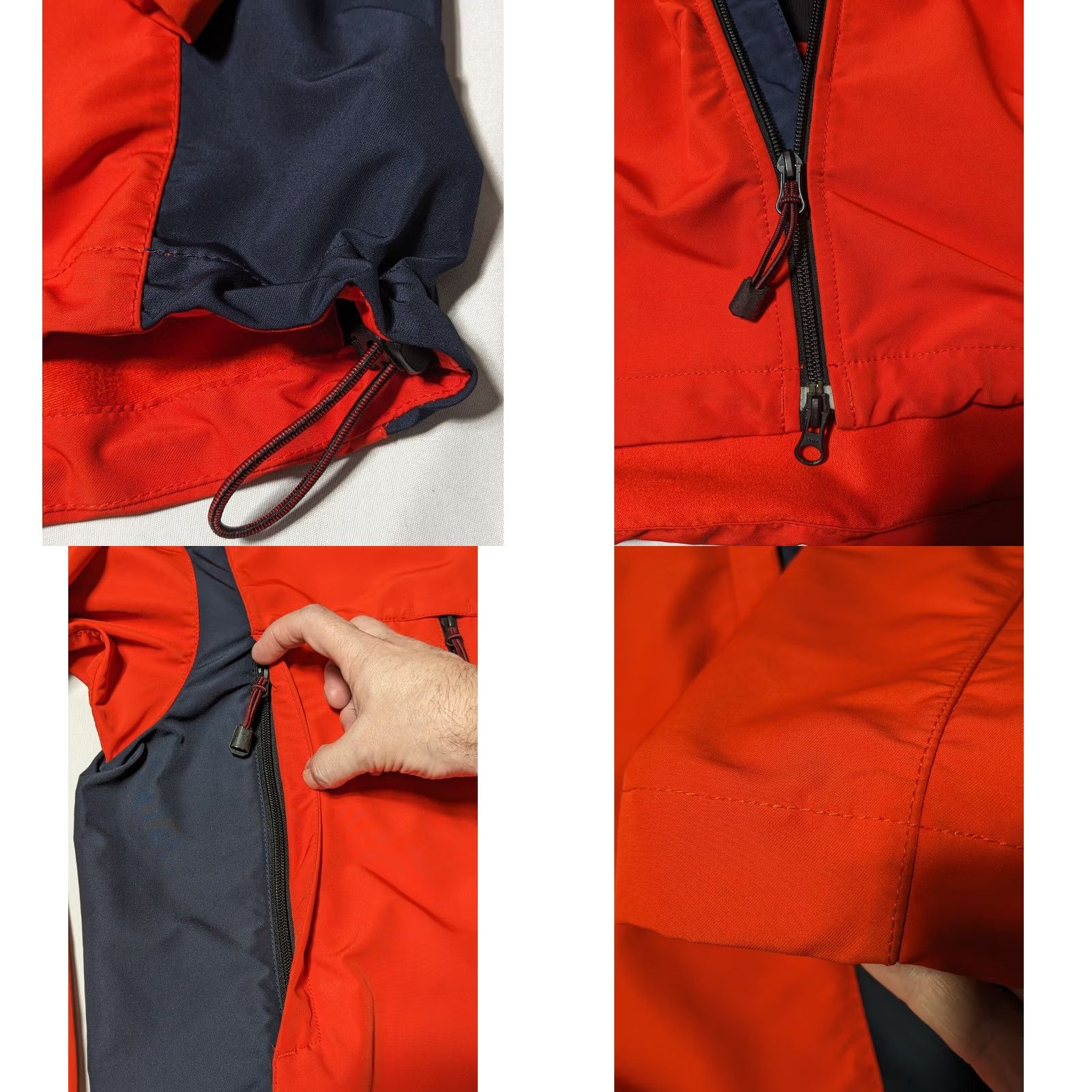Polo Ralph Lauren VTG POLO RALPH LAUREN Men Large Orange Full Zip Long Sleeve Windbreaker Jacket Size US L / EU 52-54 / 3 - 8 Thumbnail